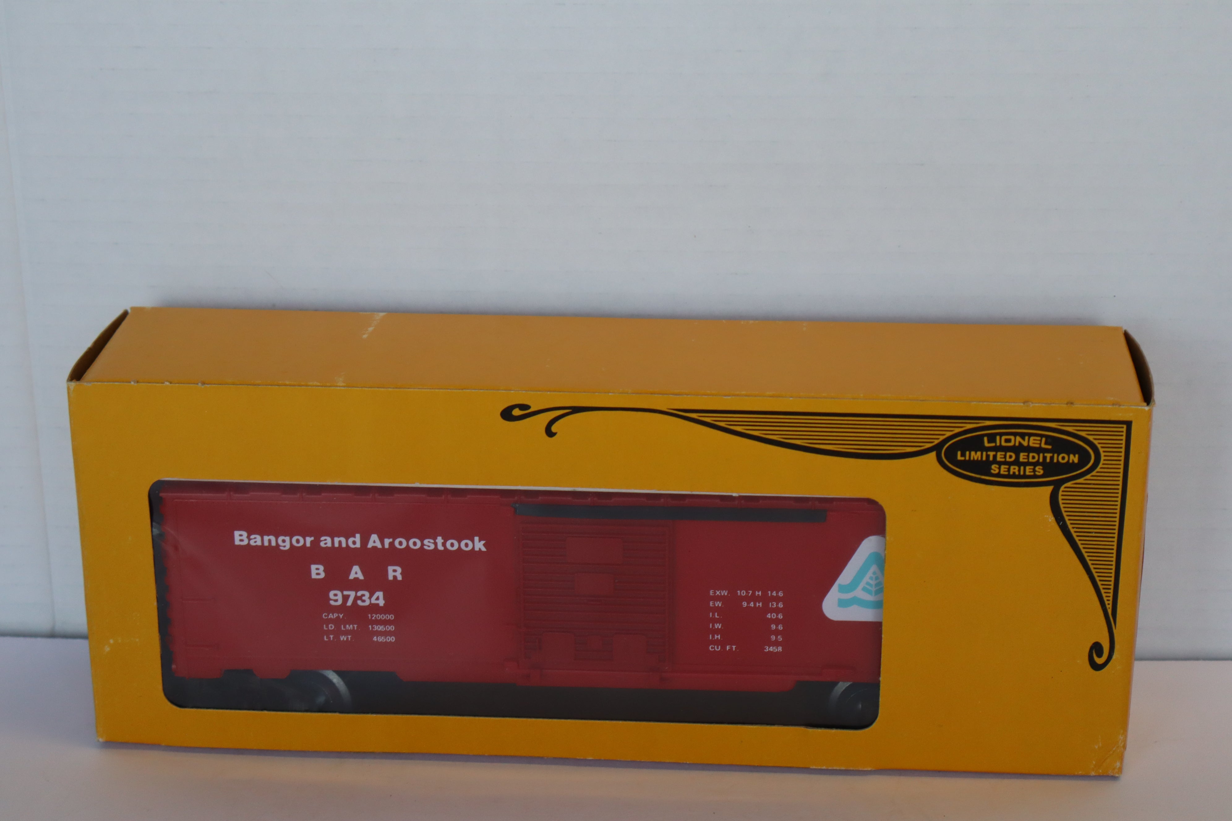 Lionel 6-9734 Banger and Aroostook Box Car-Second hand-M8076