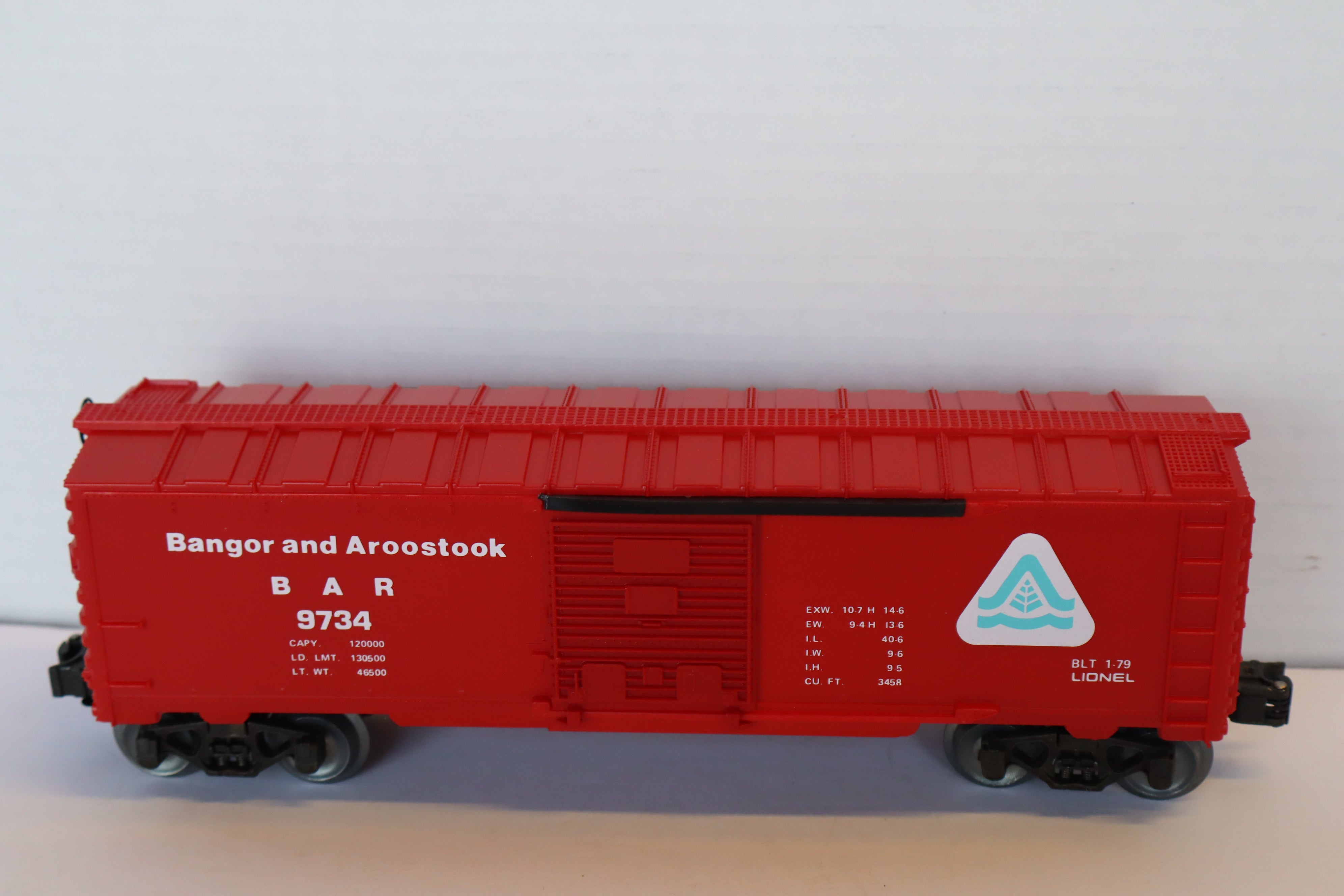 Lionel 6-9734 Banger and Aroostook Box Car-Second hand-M8076