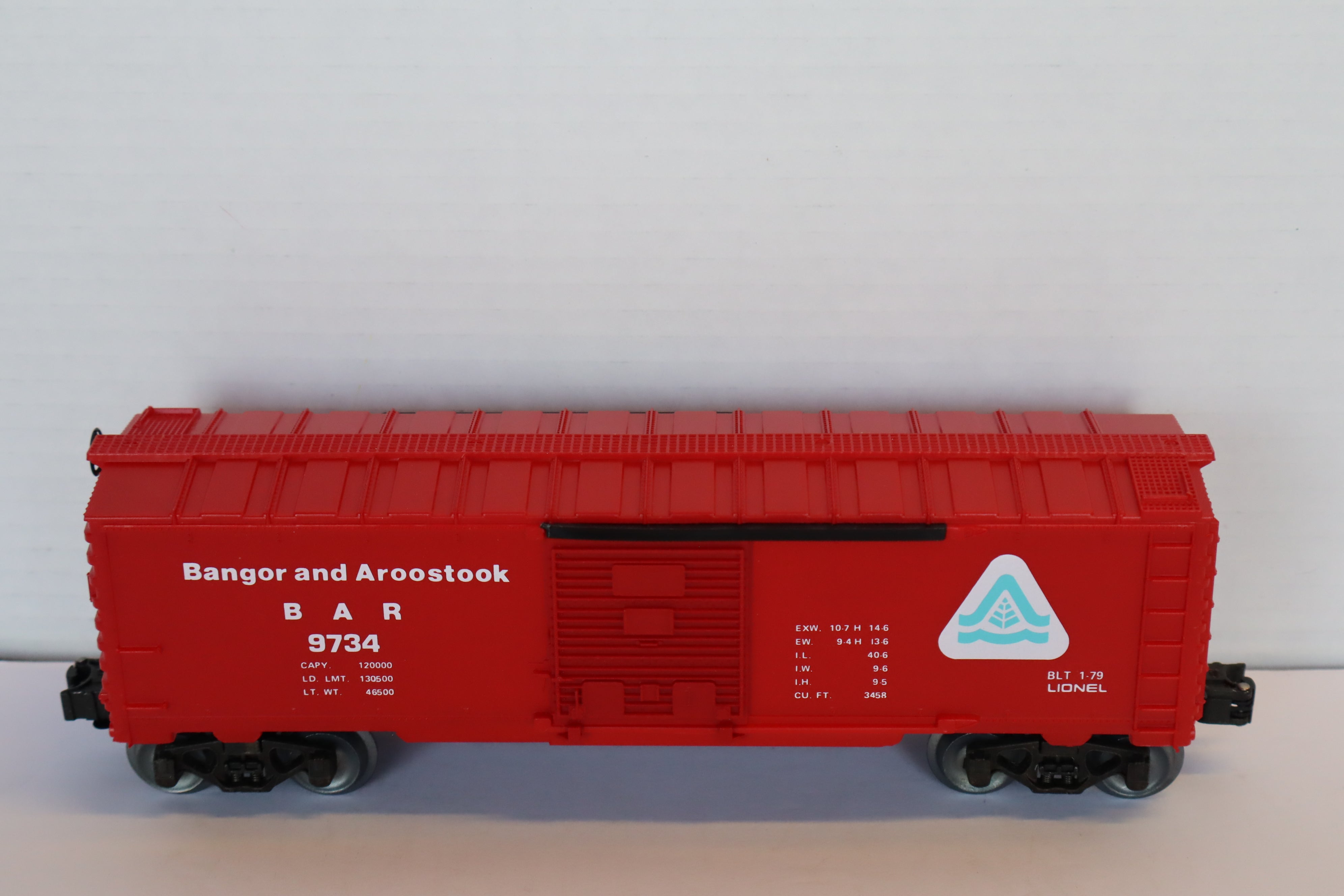 Lionel 6-9734 Banger and Aroostook Box Car-Second hand-M8076