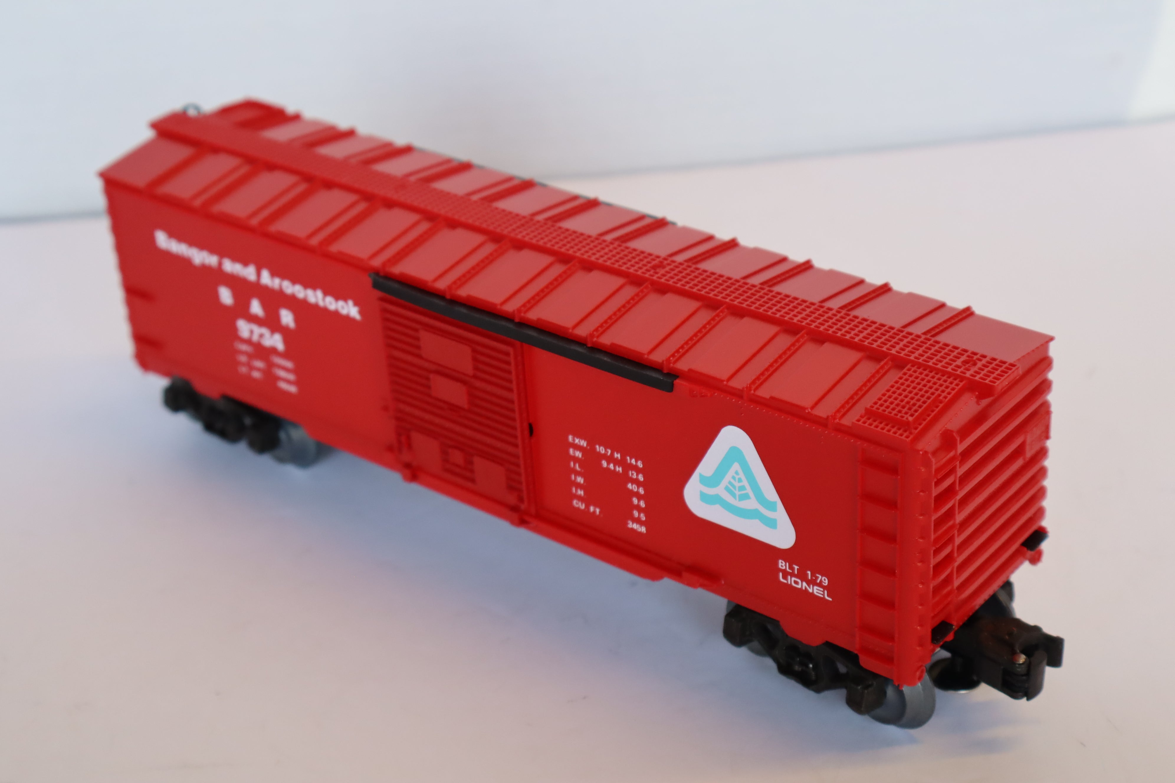 Lionel 6-9734 Banger and Aroostook Box Car-Second hand-M8076