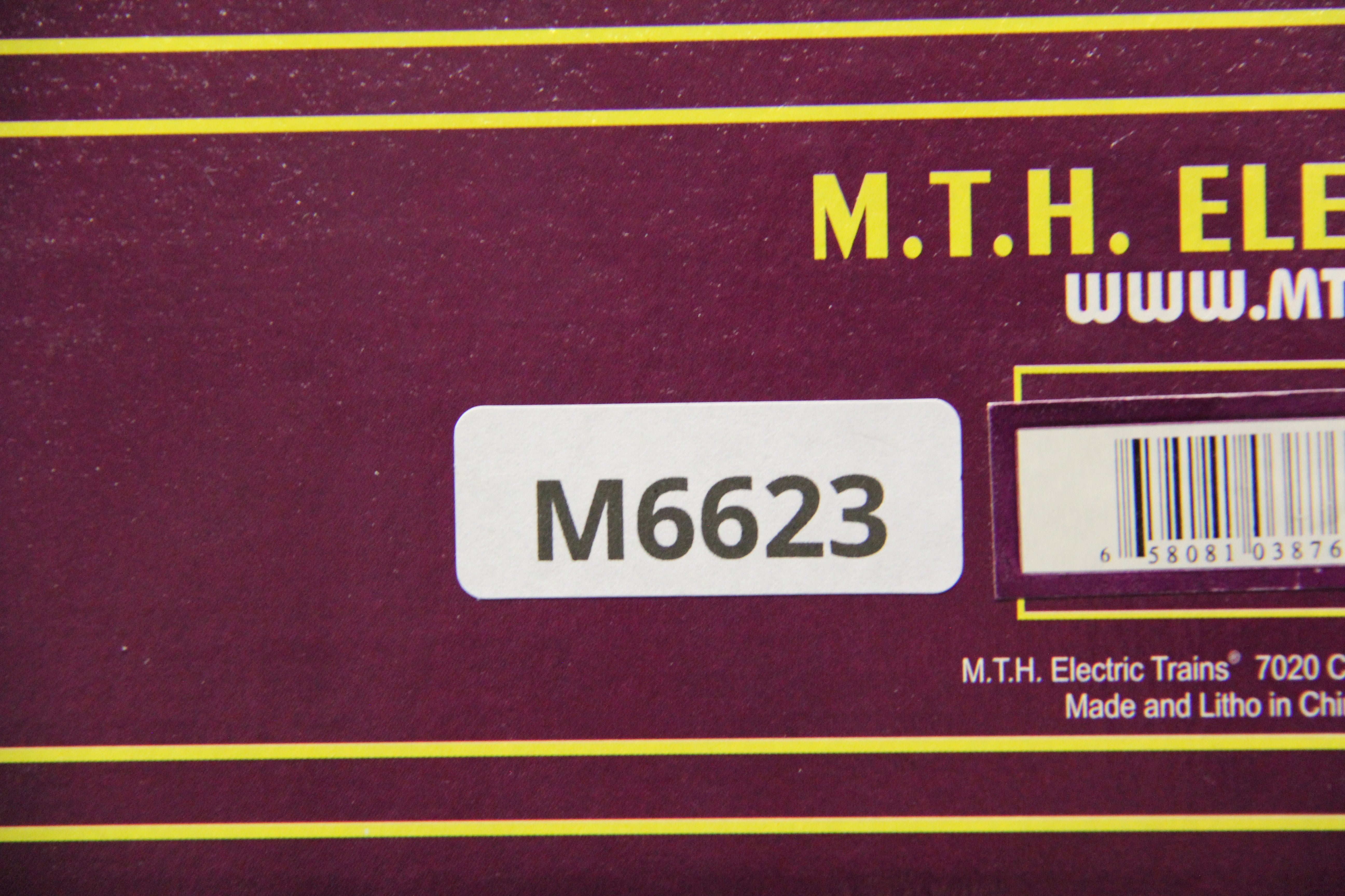 MTH 20-90055 Santa Fe 50' Single Door Box Car 6 Car Set-Second hand-M6623