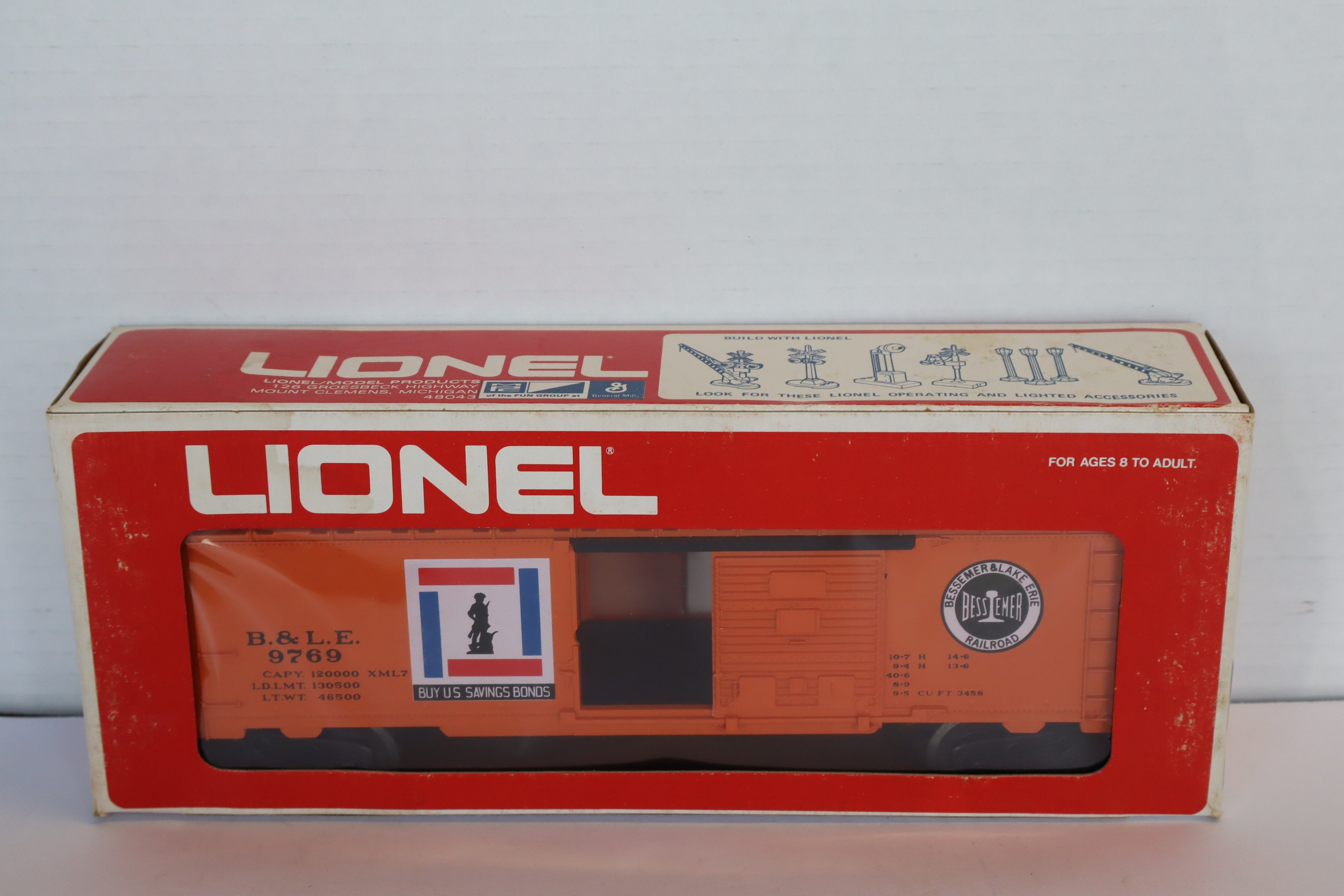 Lionel 6-9769 Bessimer & Lake Erie Box Car-Second hand-M8081