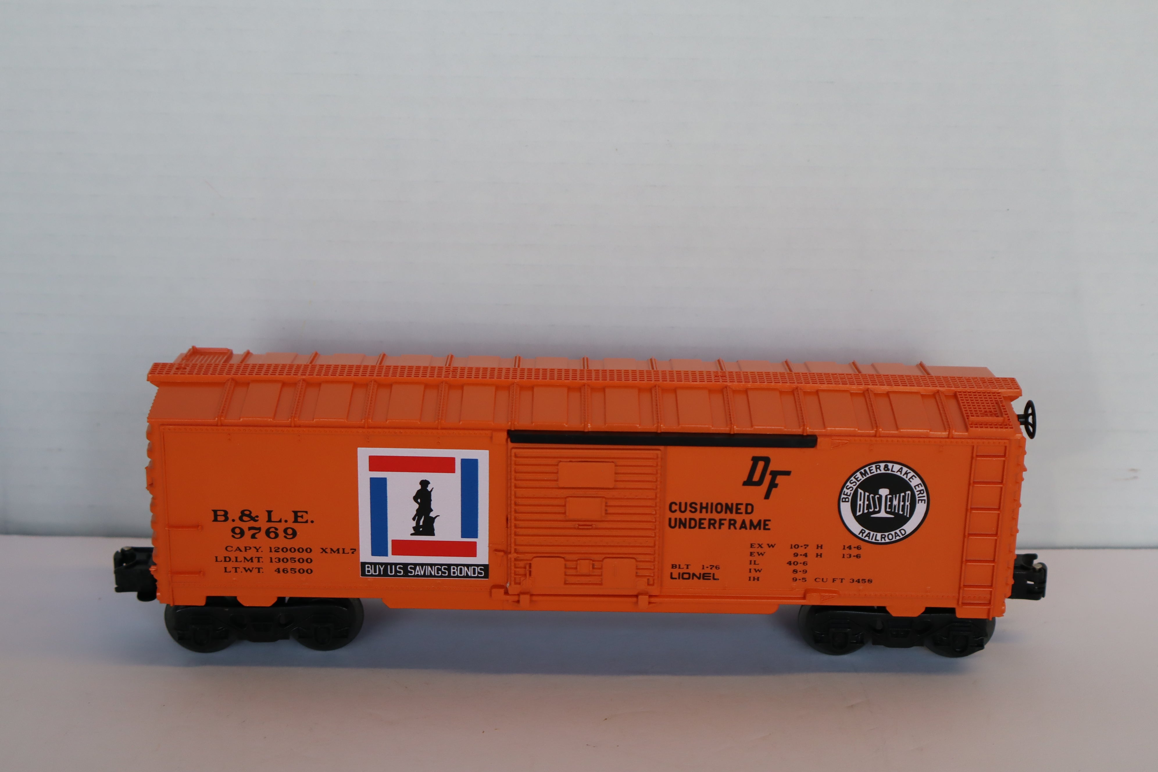 Lionel 6-9769 Bessimer & Lake Erie Box Car-Second hand-M8081