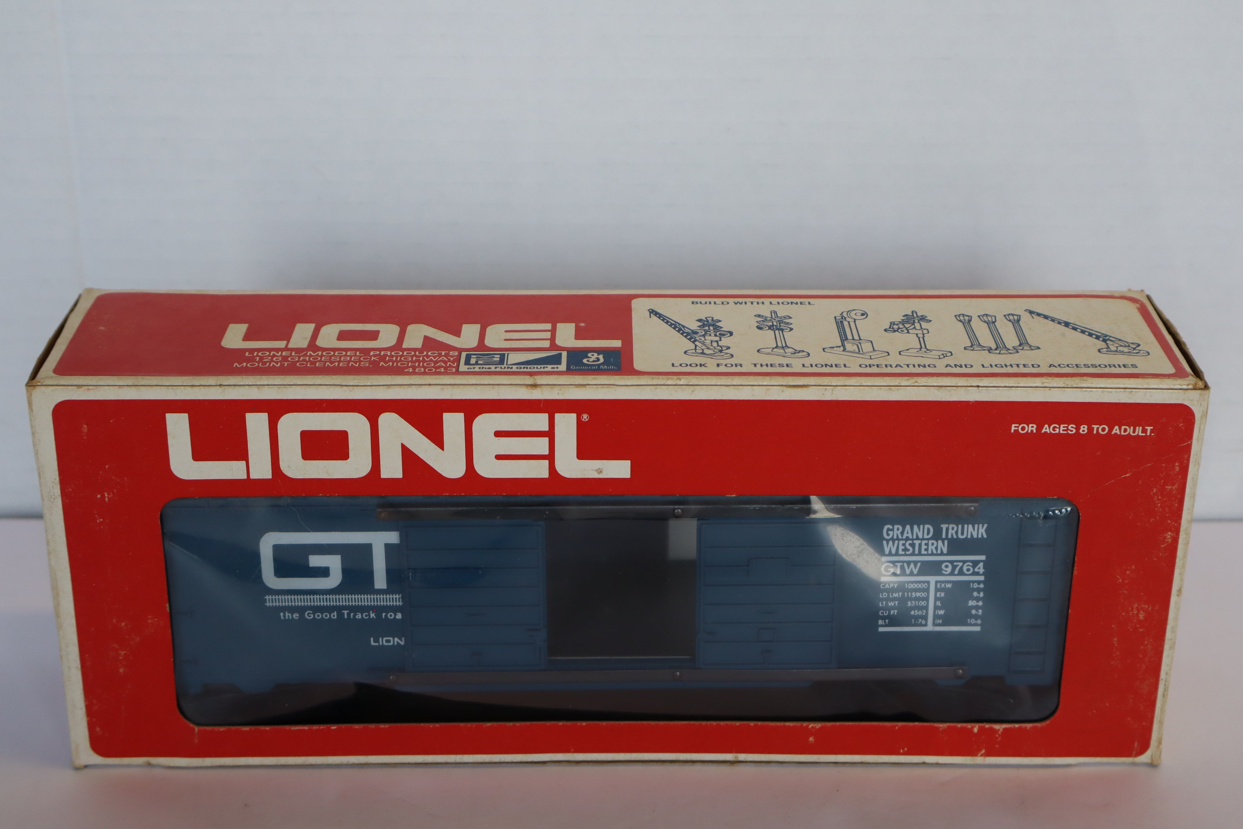 Lionel 6-9764 Grand Trunk Double Door Box Car-Second hand--M8084