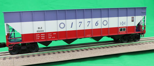 Lionel 2542509 - 4-Bay Hopper Car "Bessemer & Lake Erie" #65000 - MrMuffin'sTrains