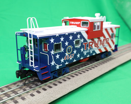 MTH 20-91837 - Premier - Extended Vision Caboose "Donald J. Trump" #4547