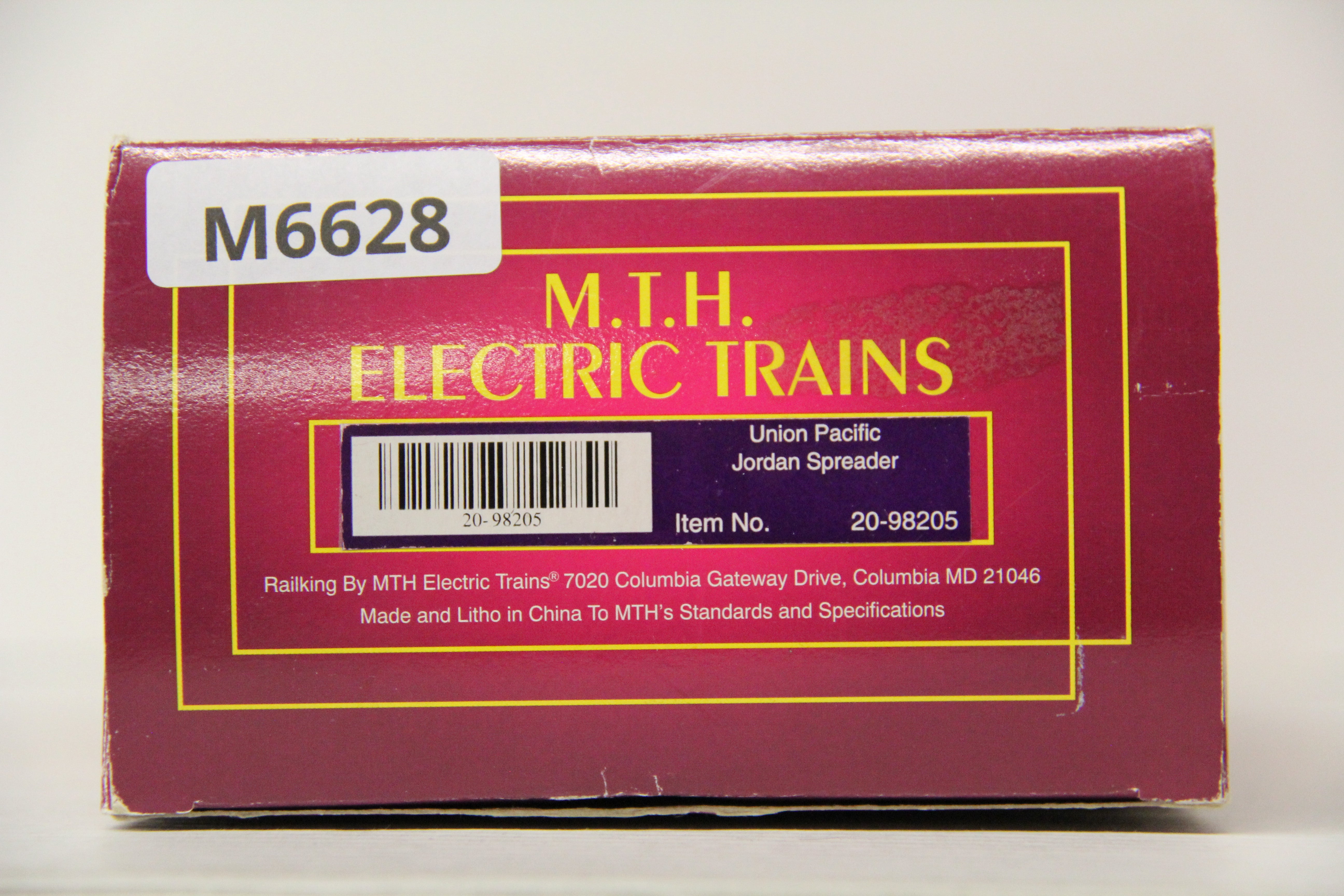 MTH 20-98205 Union Pacific Jordan Spreader-Second hand-M6628