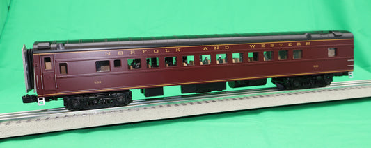 MTH 20-64266 - 70’ Streamlined Passenger Baggage/Coach Set "Norfolk & Western" (2-Car) Smooth Sided