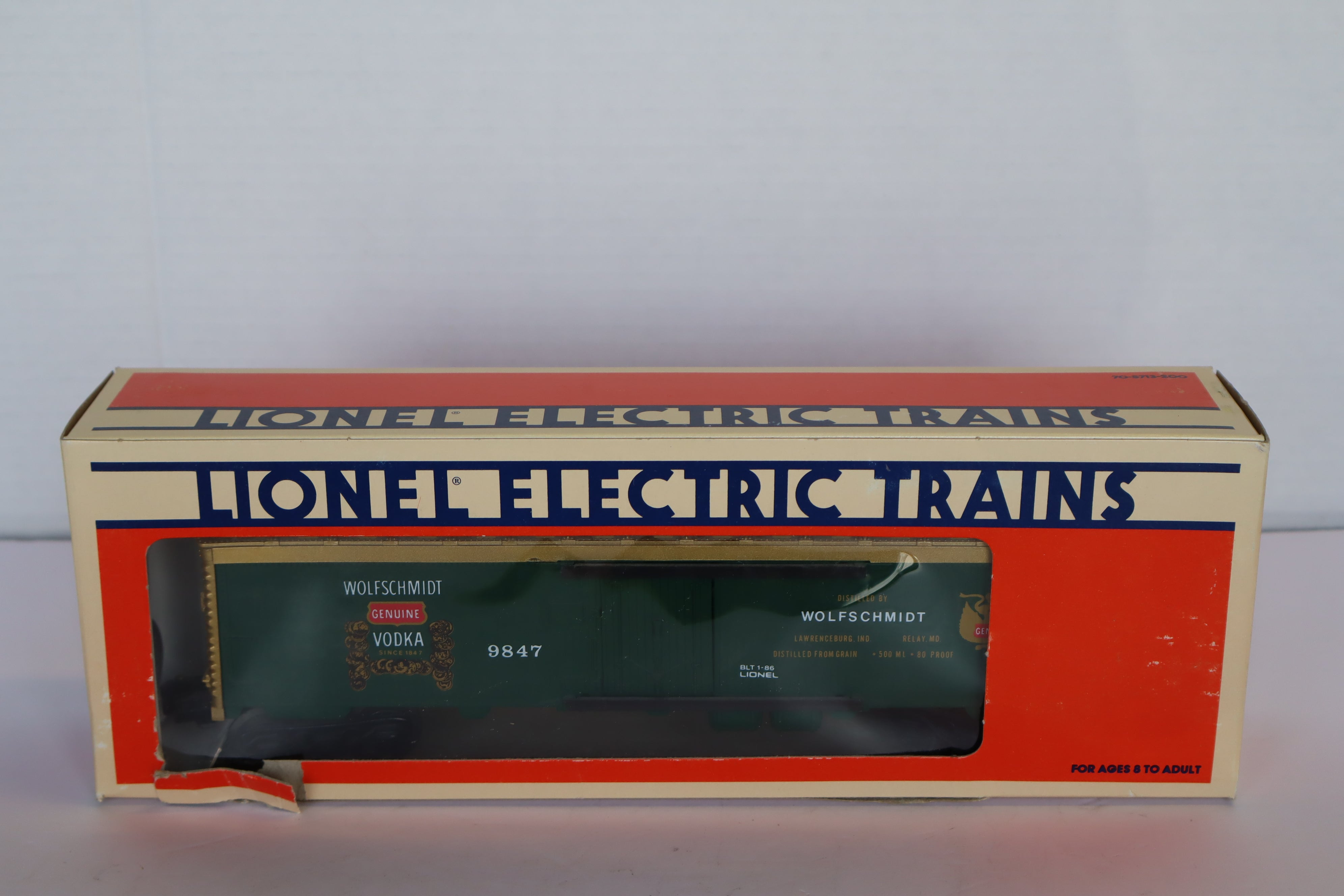Lionel 6-9847 Wolfschmidt Vodka Billboard Reefer-Second hand-M8090