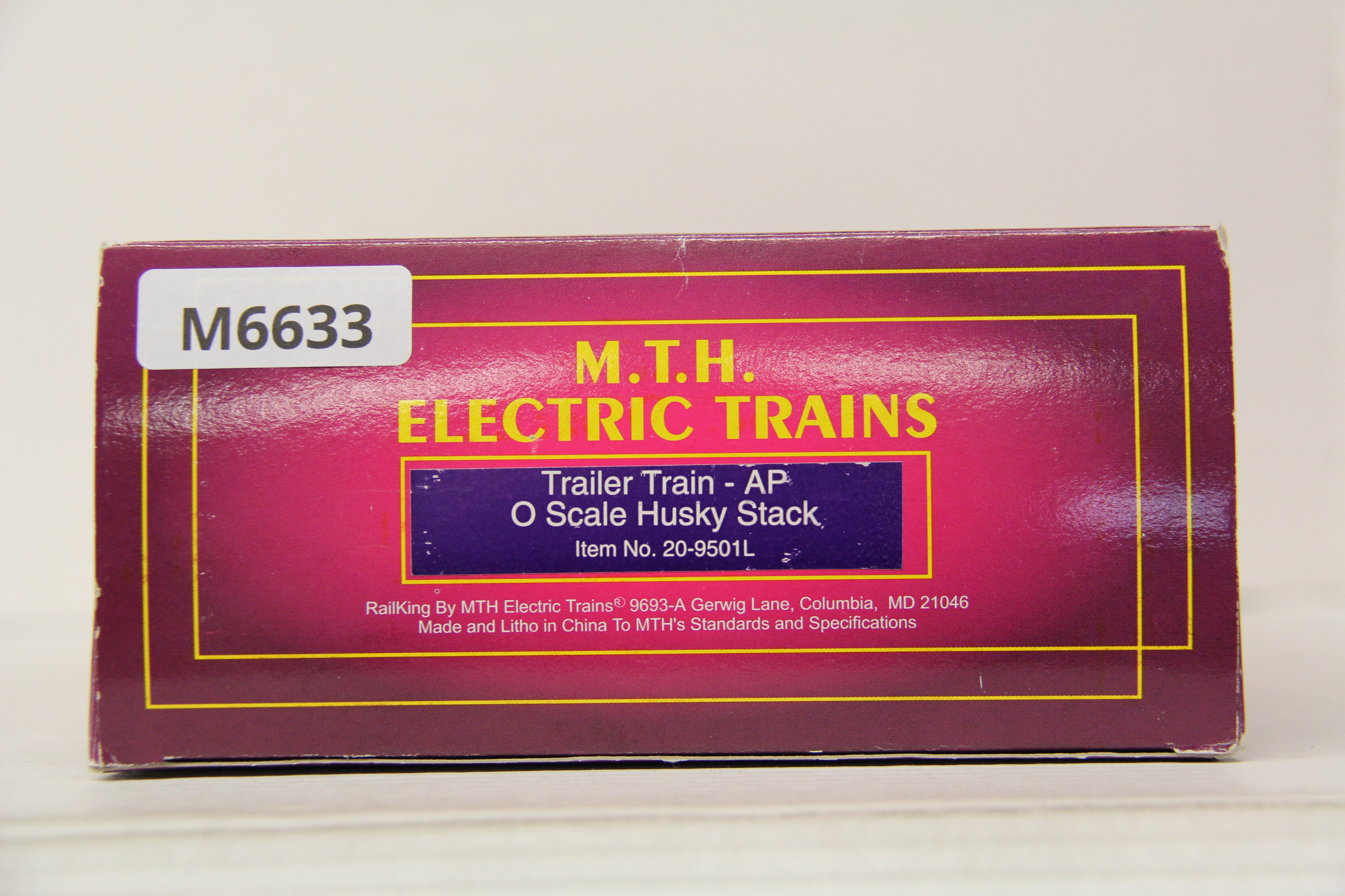 MTH 20-9501L Trailer Train-AP Husky Stack-Second hand-M6633