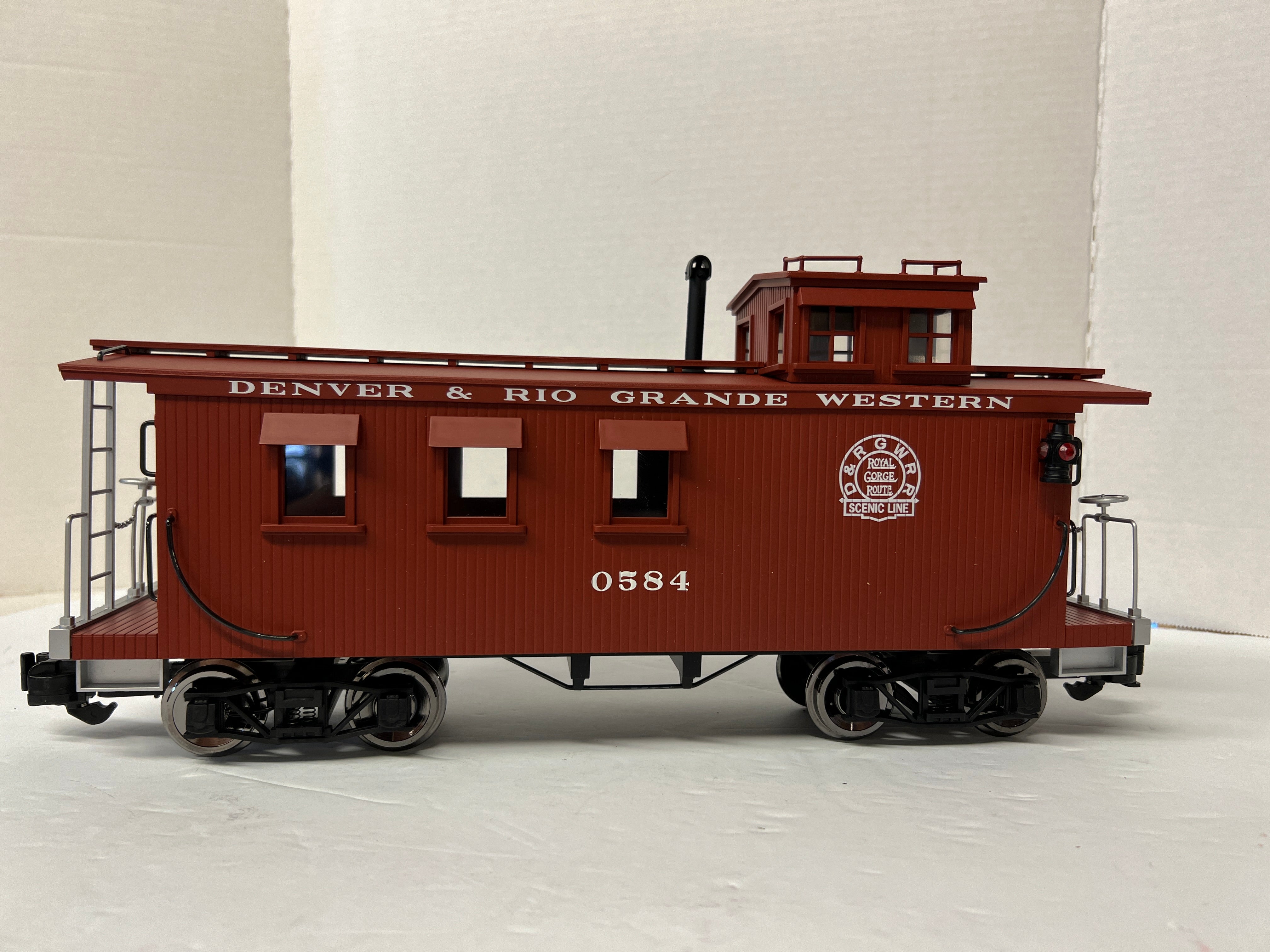 Aristo #82114 Wood Caboose "Denver & Rio Grande" #0584-Second-hand-G1229