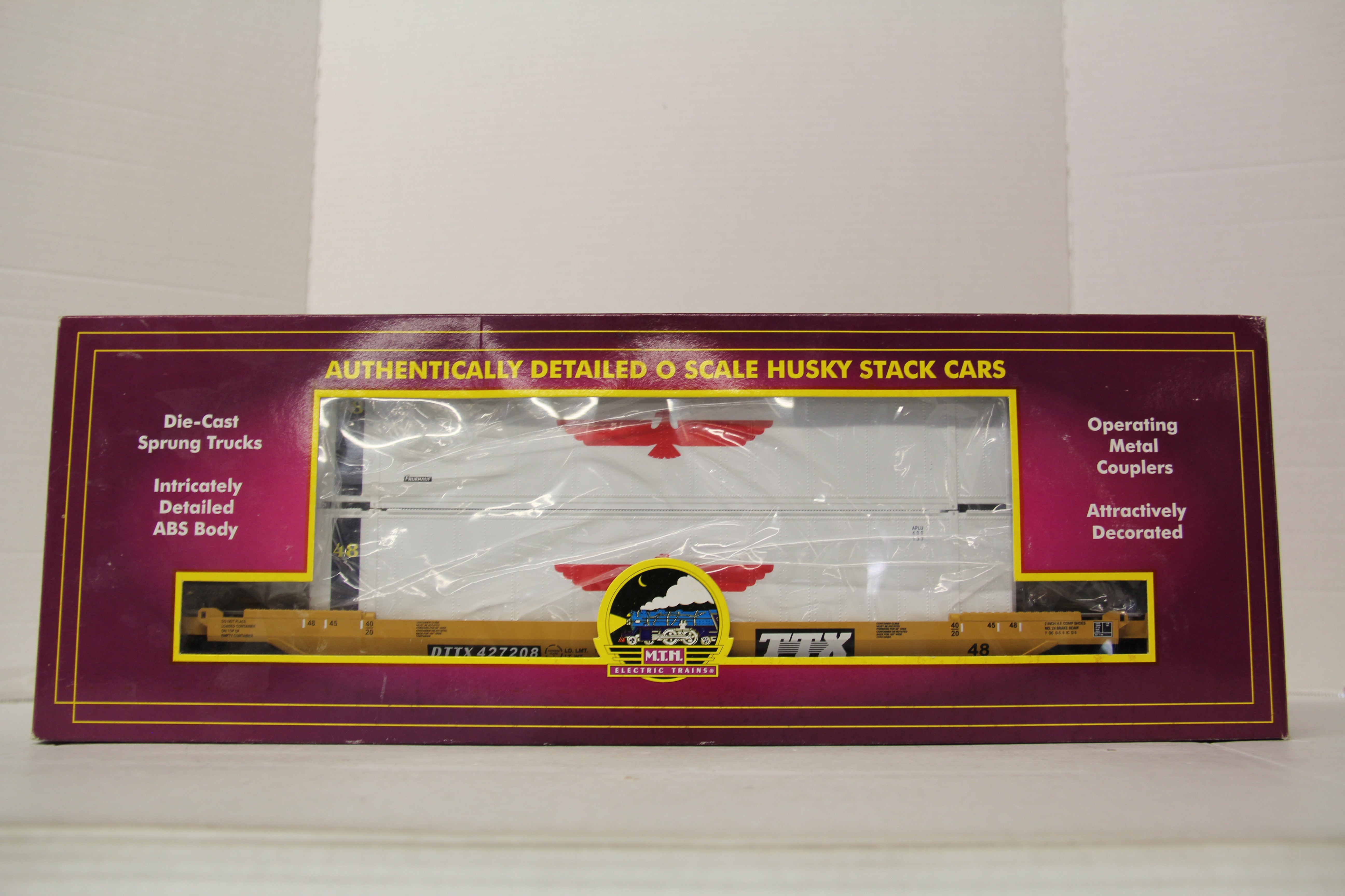 MTH 20-9501L Trailer Train-AP Husky Stack-Second hand-M6633