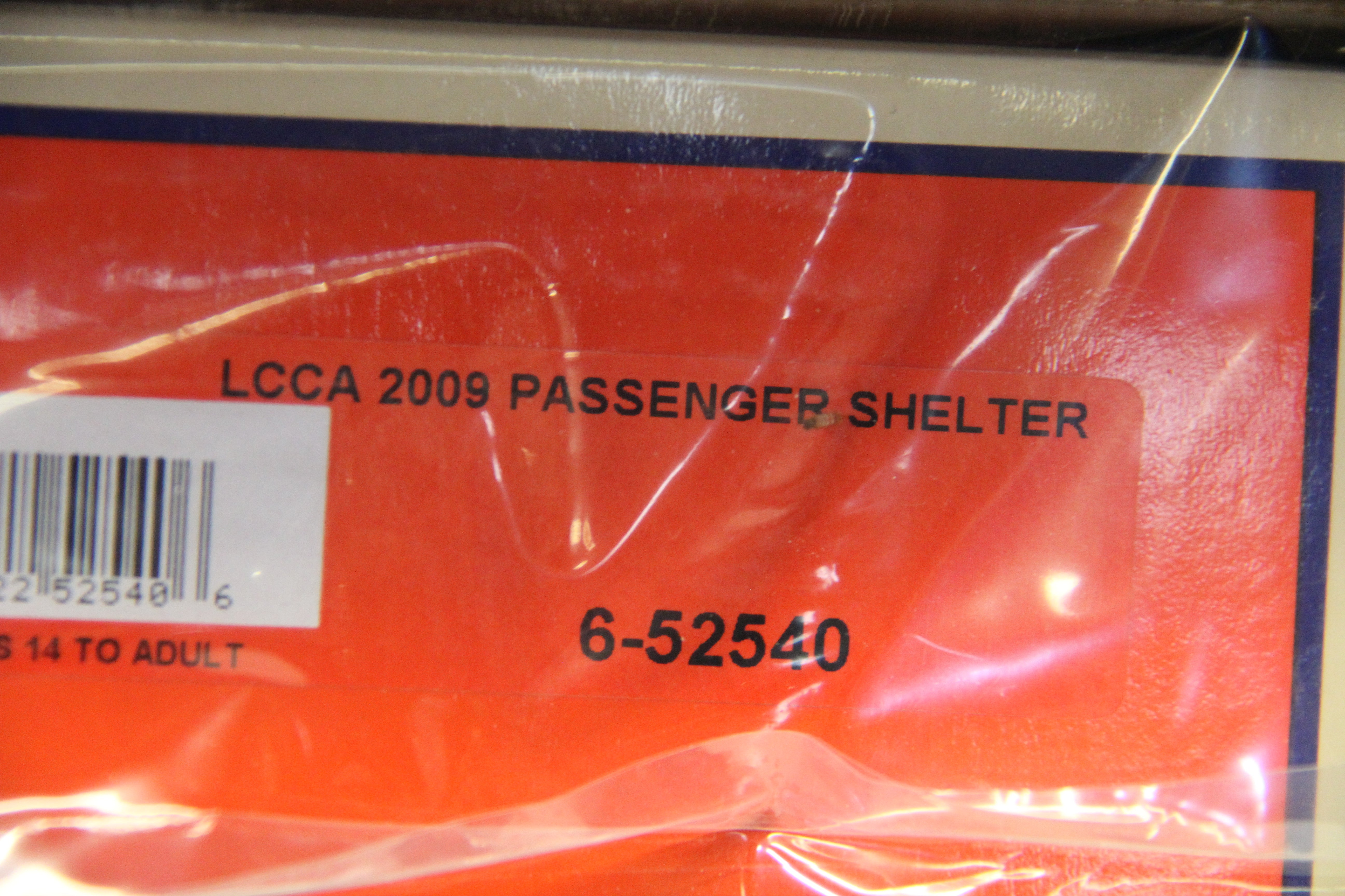 Lionel 6-52540 LCCA 2009 Passenger Shelter-Second hand-M4795