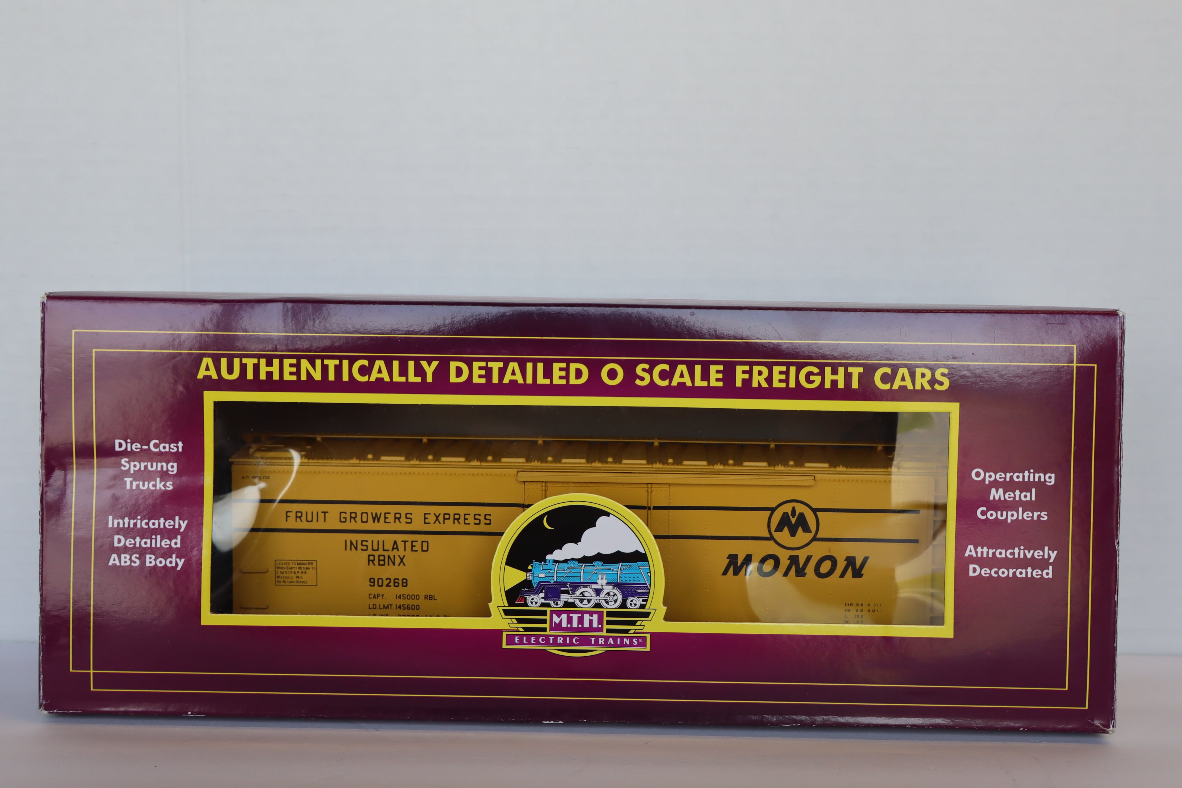 MTH 20-94285 Monon Reefer Car-Second hand-M8096