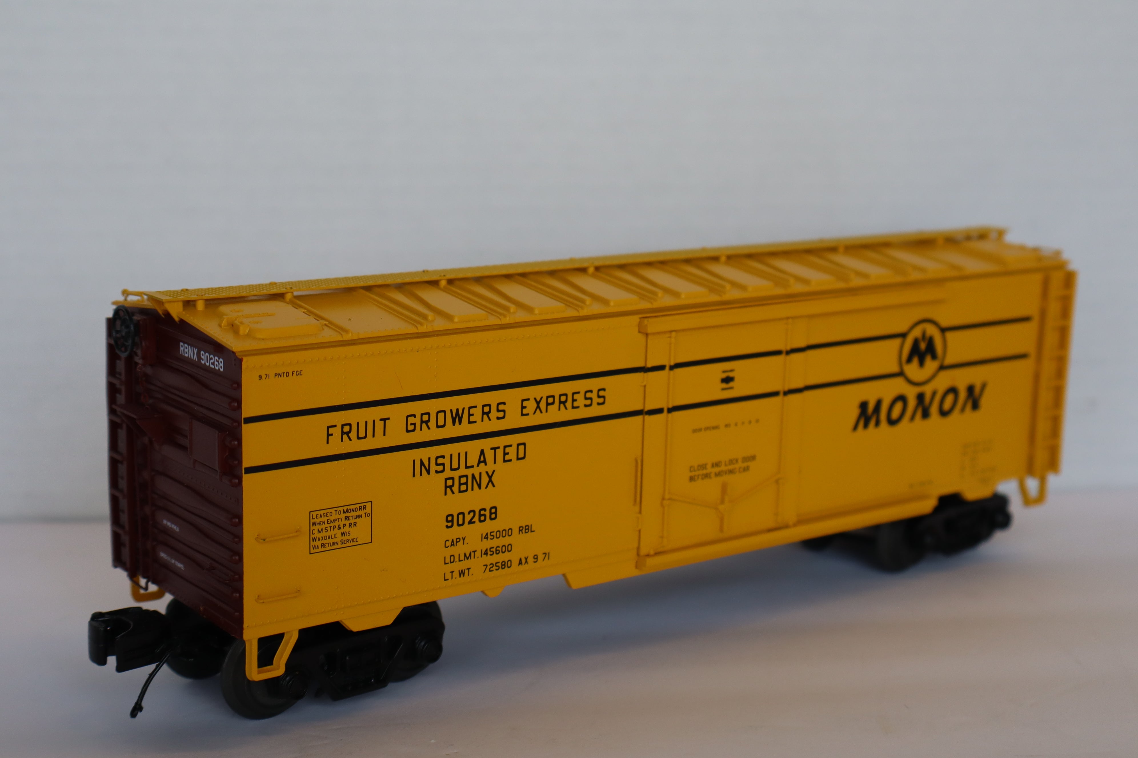 MTH 20-94285 Monon Reefer Car-Second hand-M8096