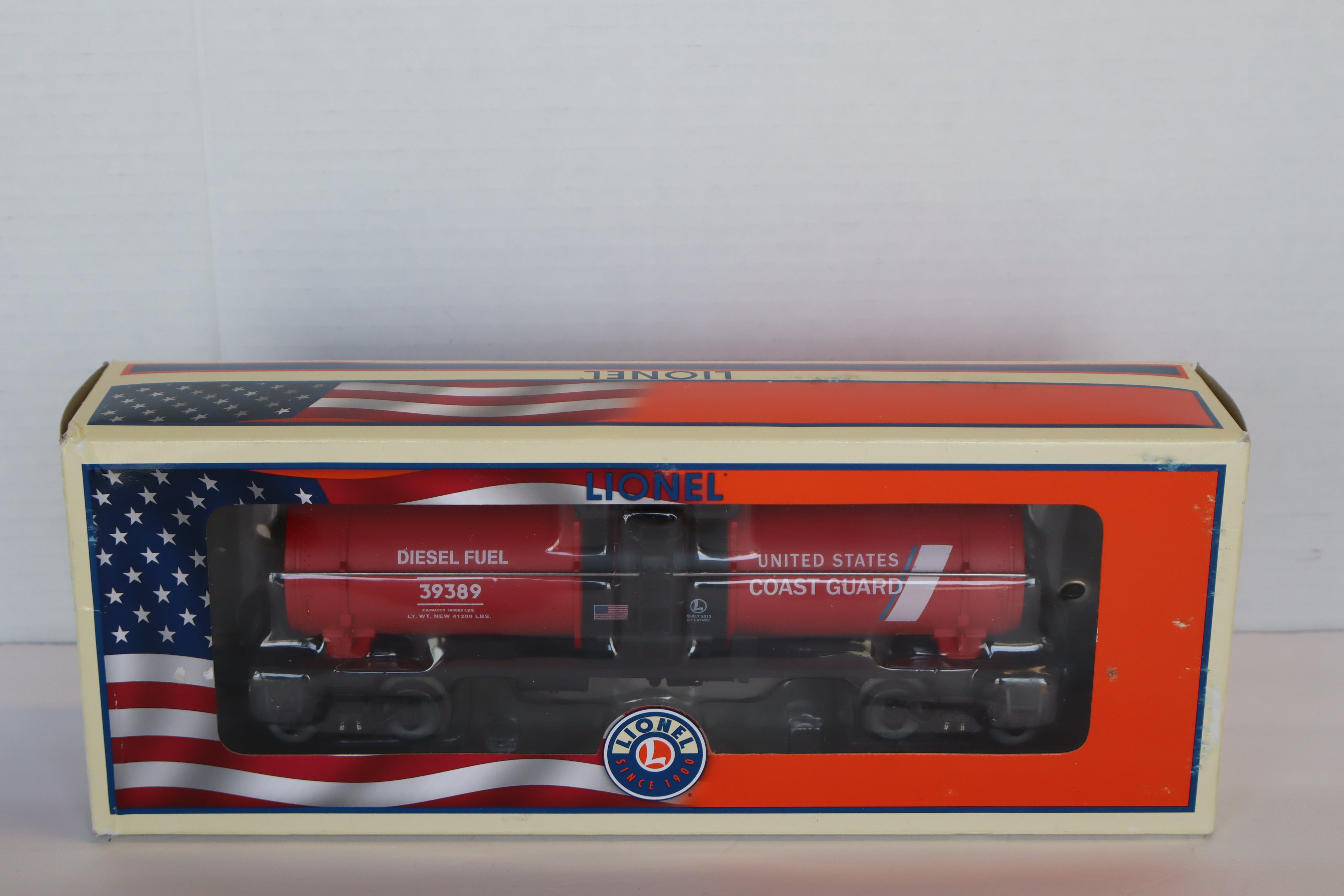 Lionel 6-39389 U.S. Coast Guard Made in USA Tank Car-Second hand-M8097