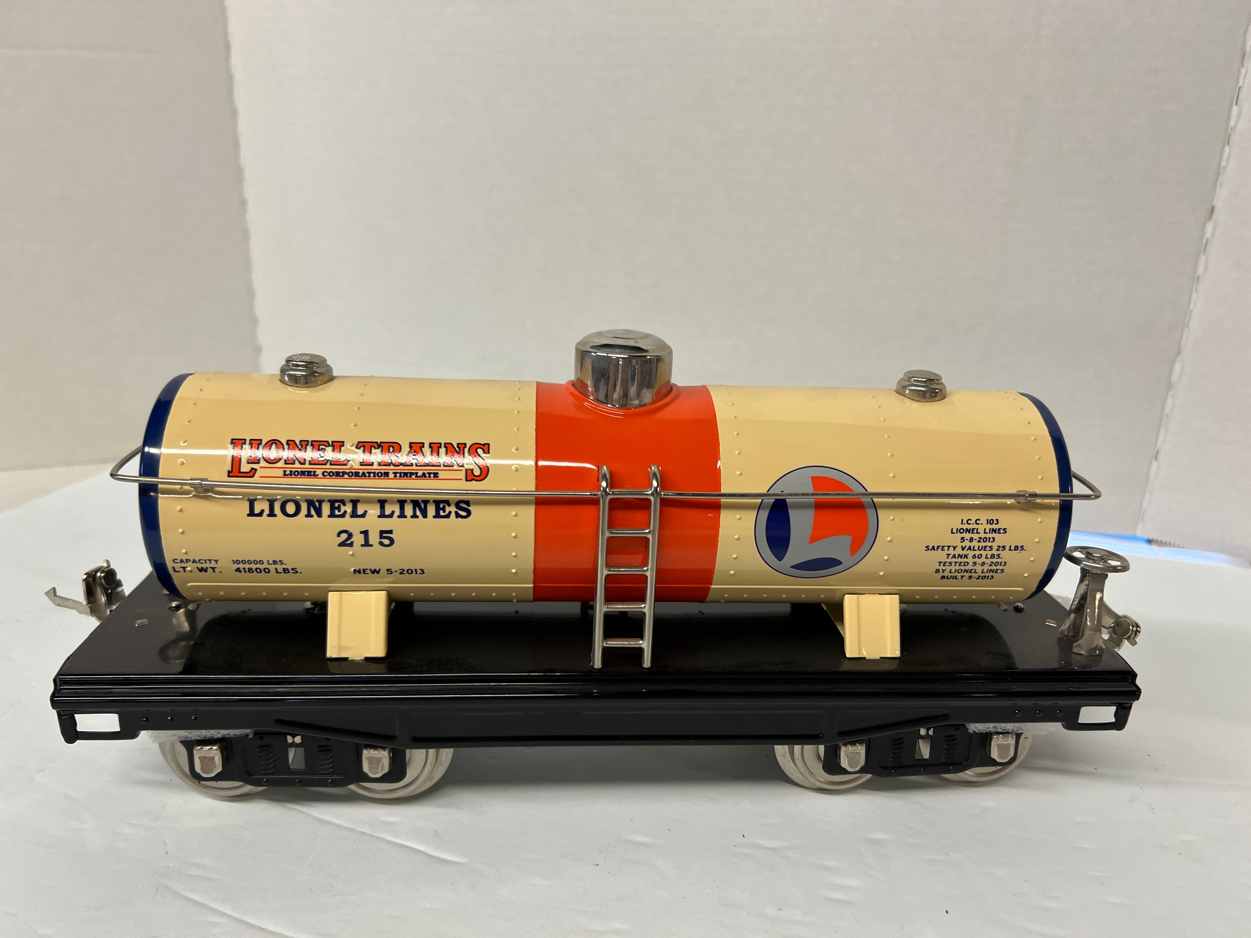 Lionel Tin Plate 11-30149 Tank Car "Lionel Lines" Second-hand-G1233