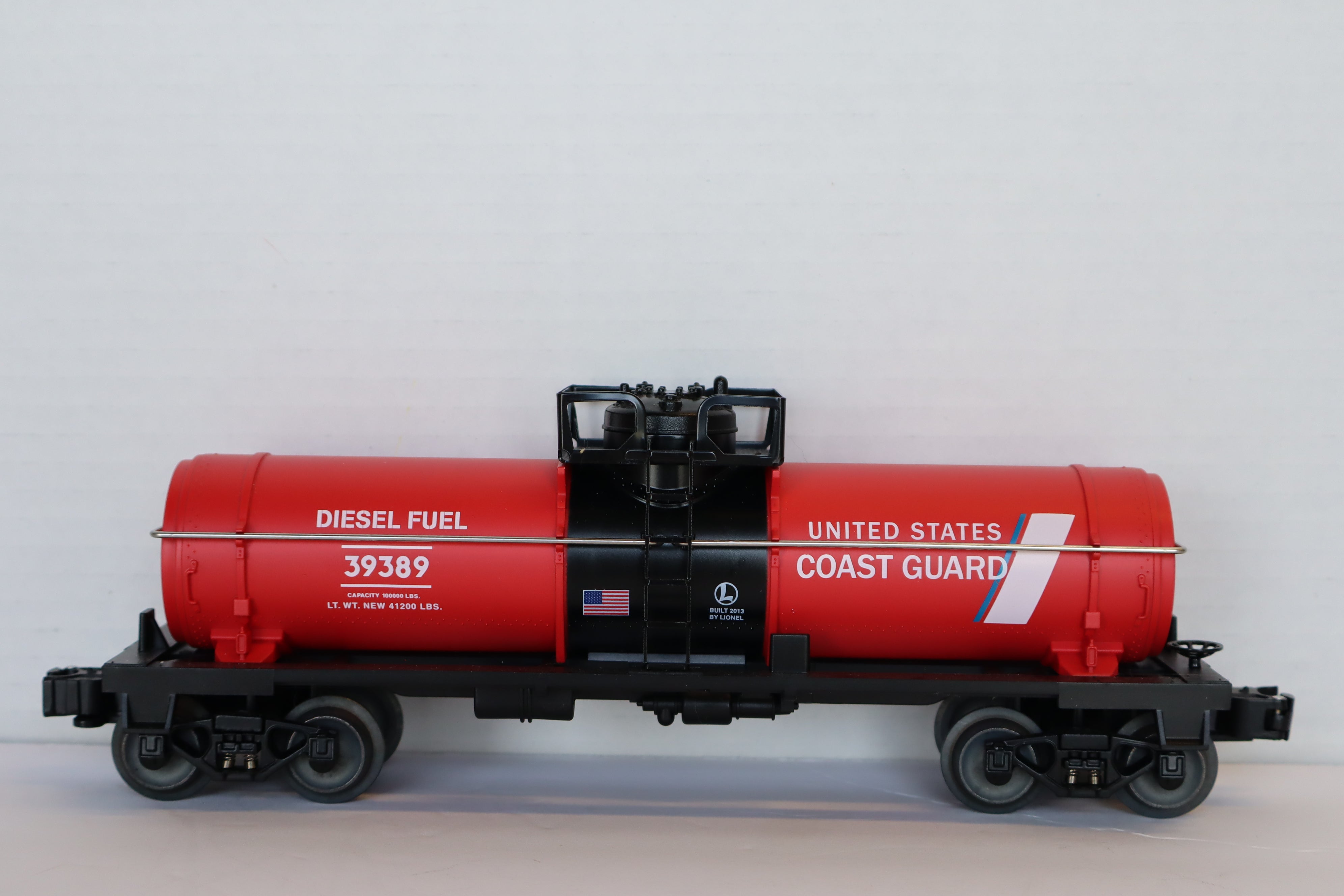 Lionel 6-39389 U.S. Coast Guard Made in USA Tank Car-Second hand-M8097