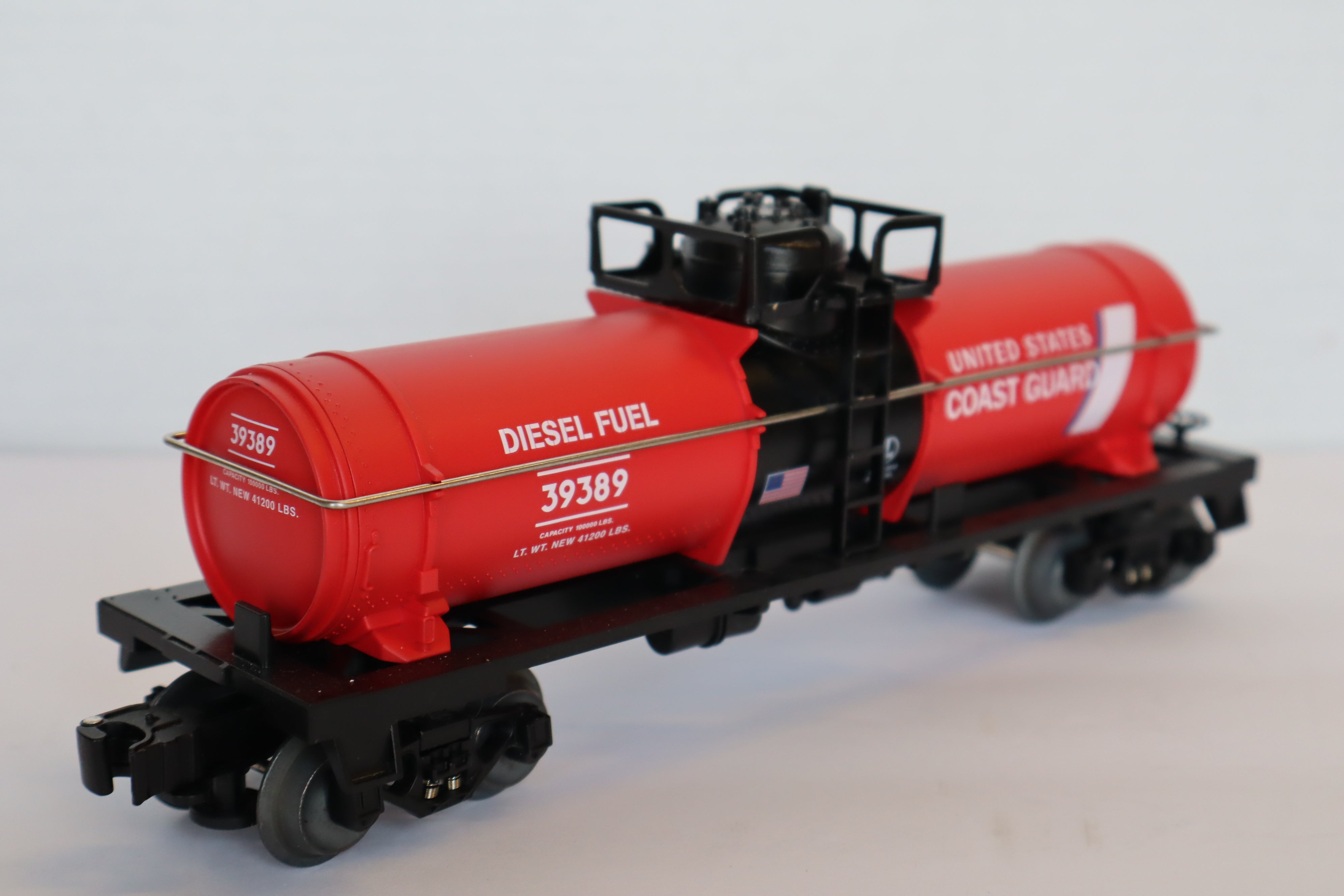 Lionel 6-39389 U.S. Coast Guard Made in USA Tank Car-Second hand-M8097