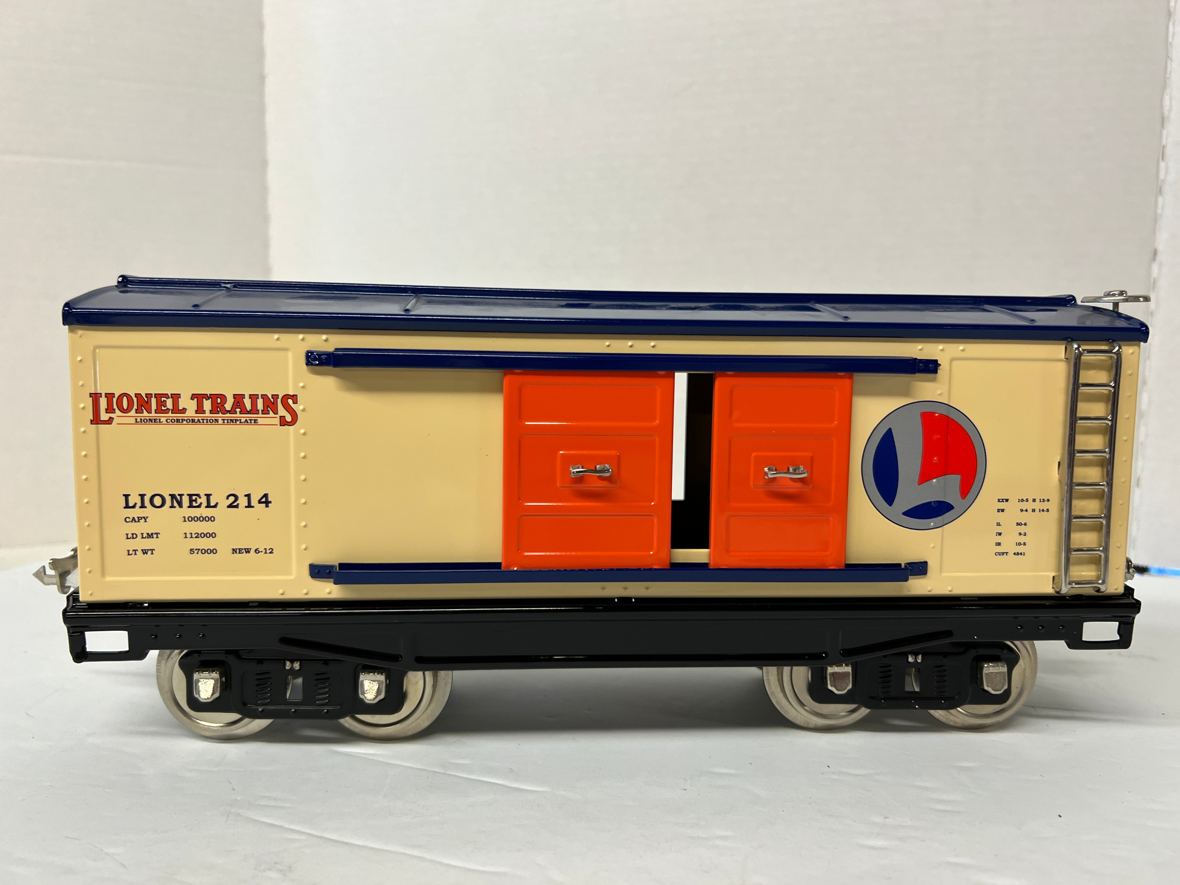 Lionel Tin Plate 11-30133 Double Door box Car "Lionel Lines" Second-hand-G1234