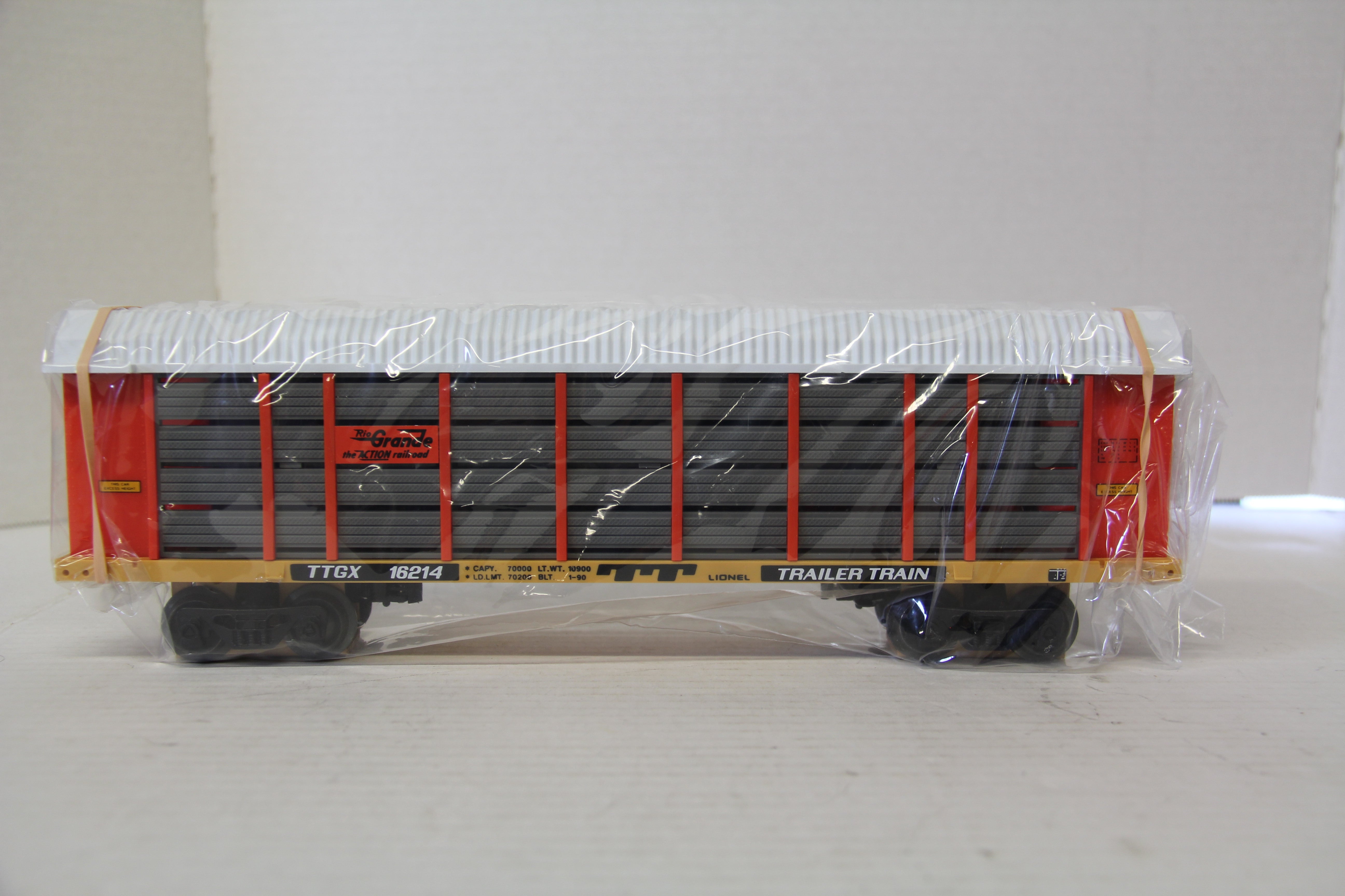 Lionel 6-16214 D & RG Two Tier Auto Carrier-Second hand-M4800