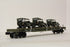 MTH 20-95425 US Army Flat Car w/ 3 Military Transport Vehicles-Second hand-M6636