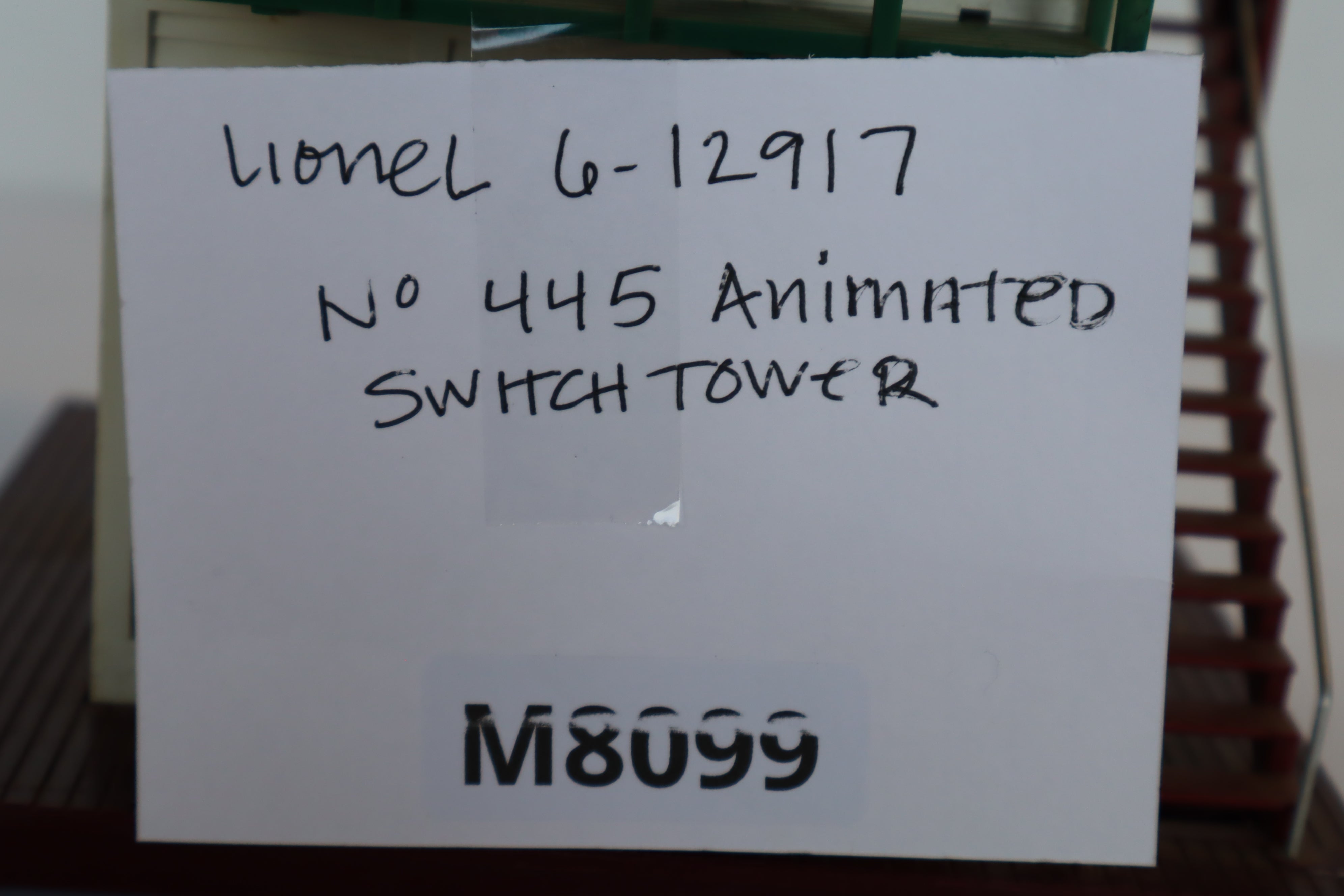 Lionel 6-12917 No 445 Animated Switch Tower-Second hand-M8099