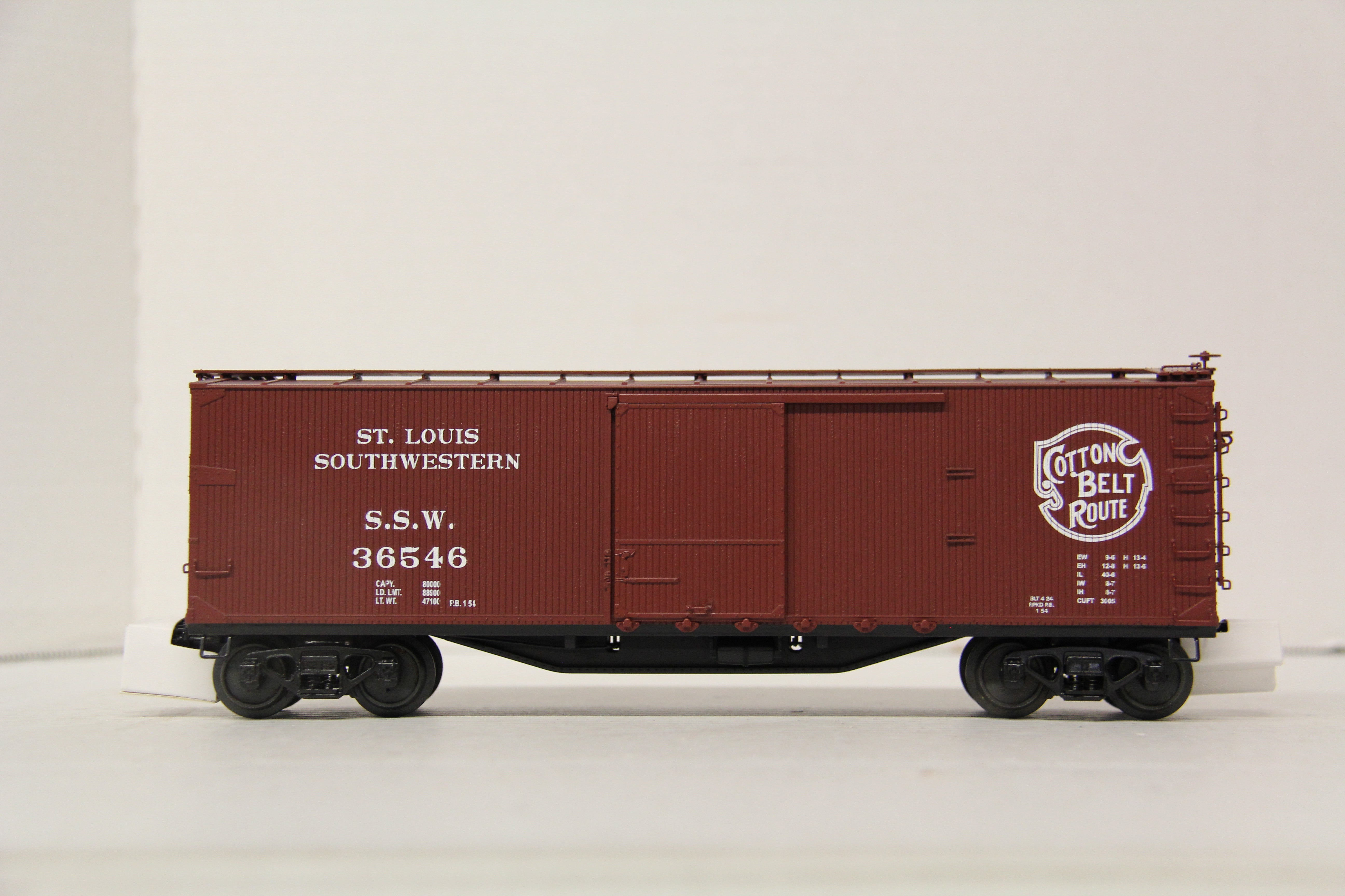 MTH 20-93387 St. Louis Southwestern 40' USRA Double Sheathed Box Car-Second hand-M6638