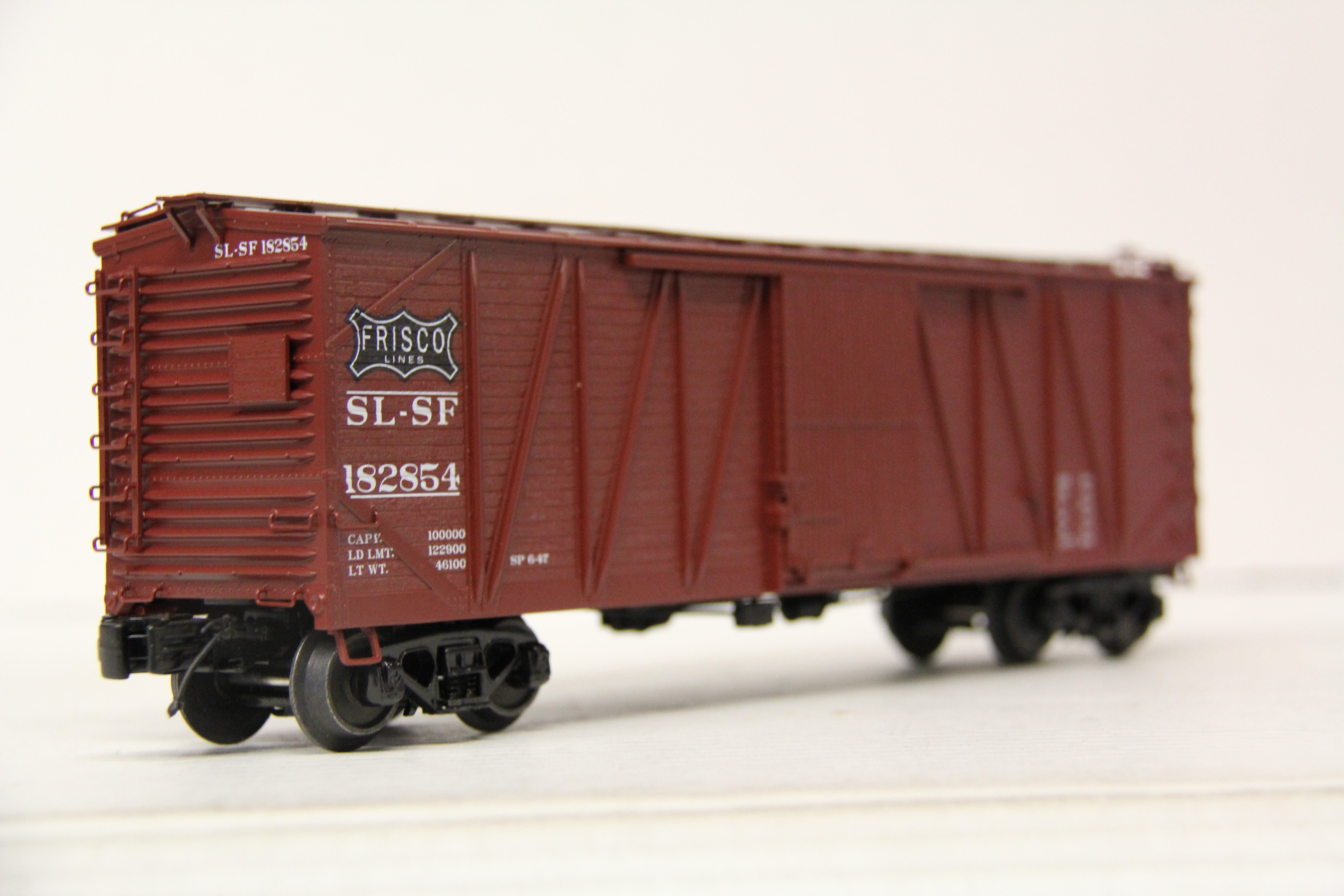 MTH 20-93966 Frisco 40' USRA Single Sheathed Box Car-Second hand-M6639
