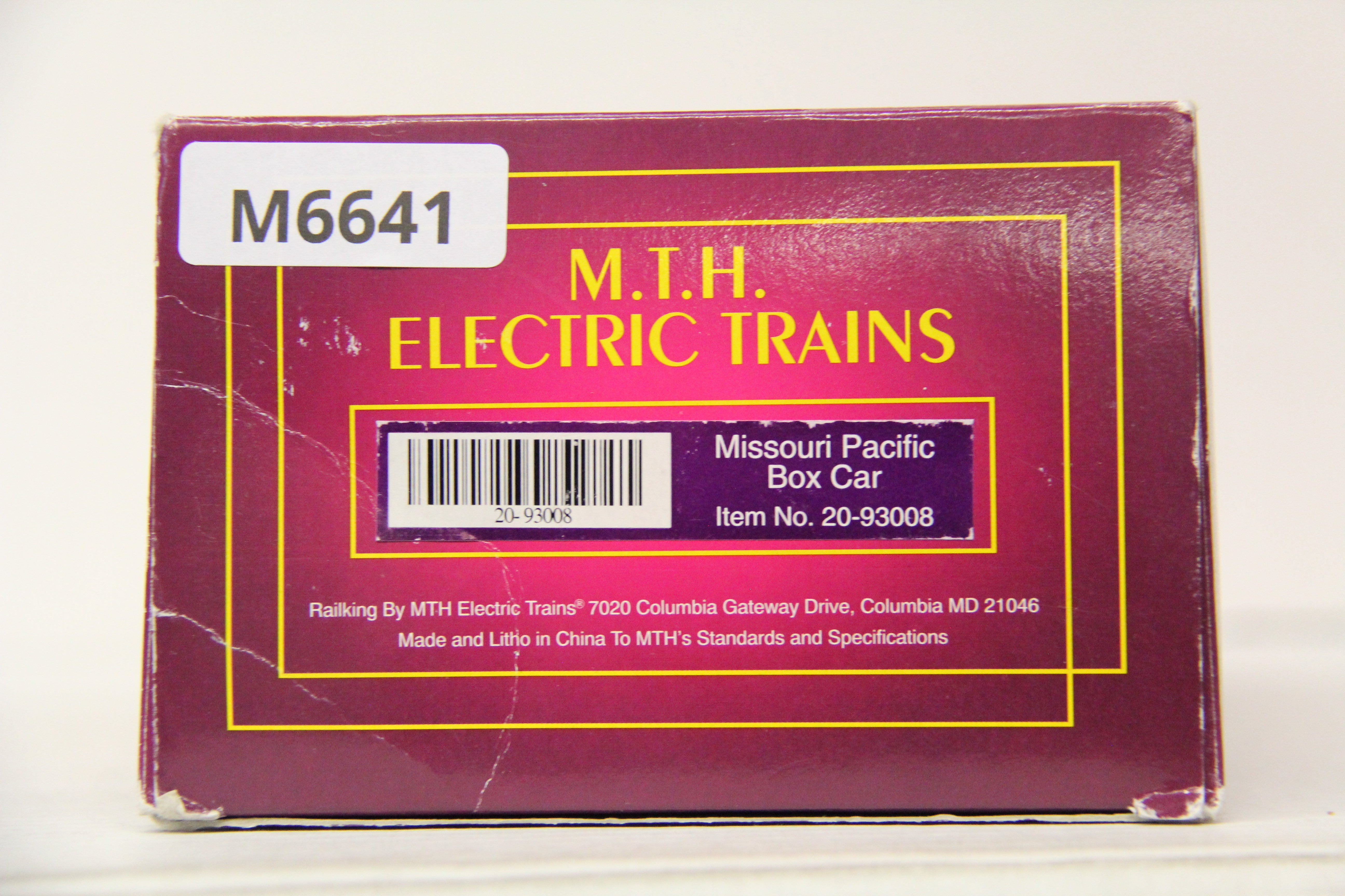 MTH 20-93008 Missouri Pacific Box Car-Second hand-M6641