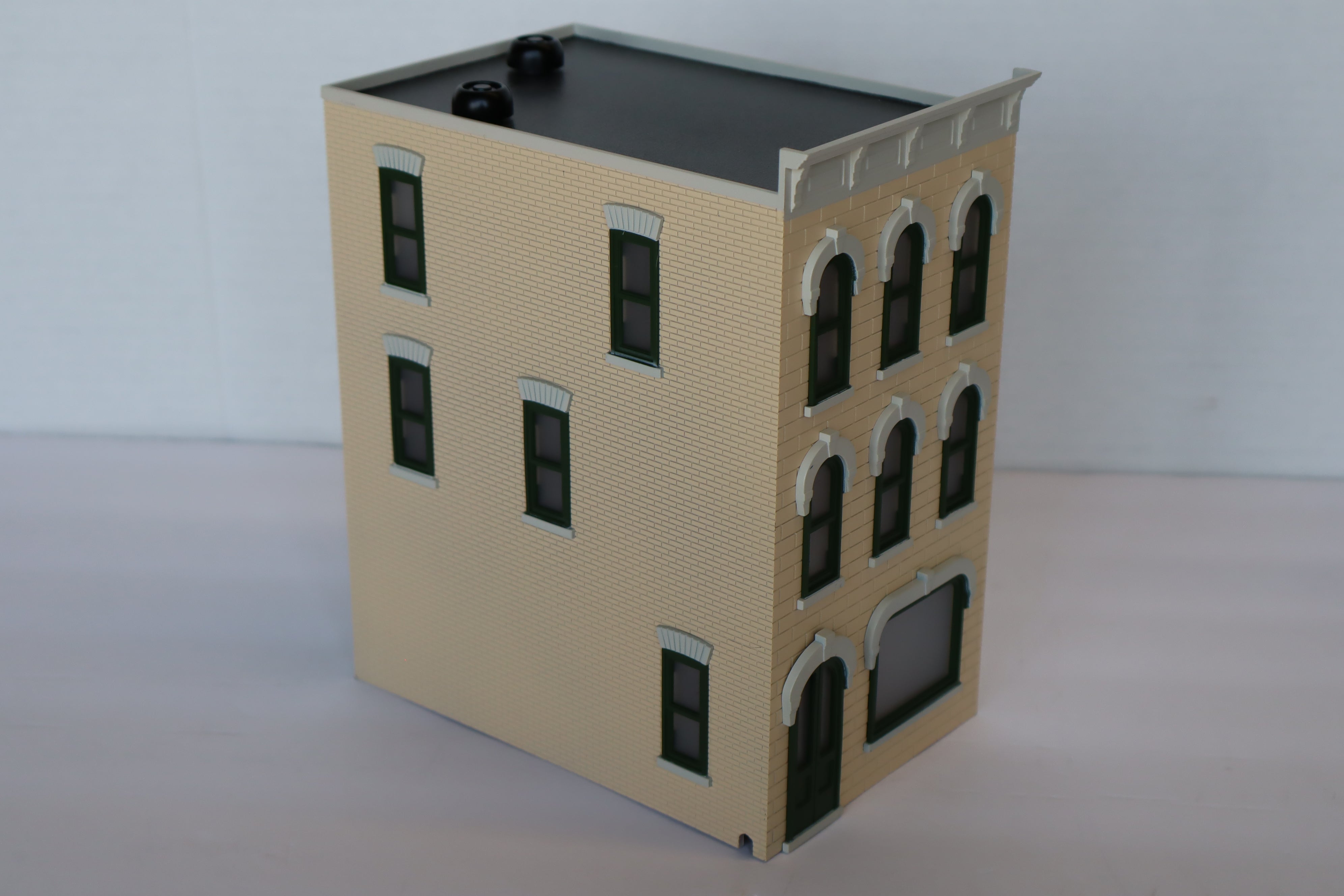 Rail King 30-90373 Sand Stone 3 Story Town House-Second hand-M8101