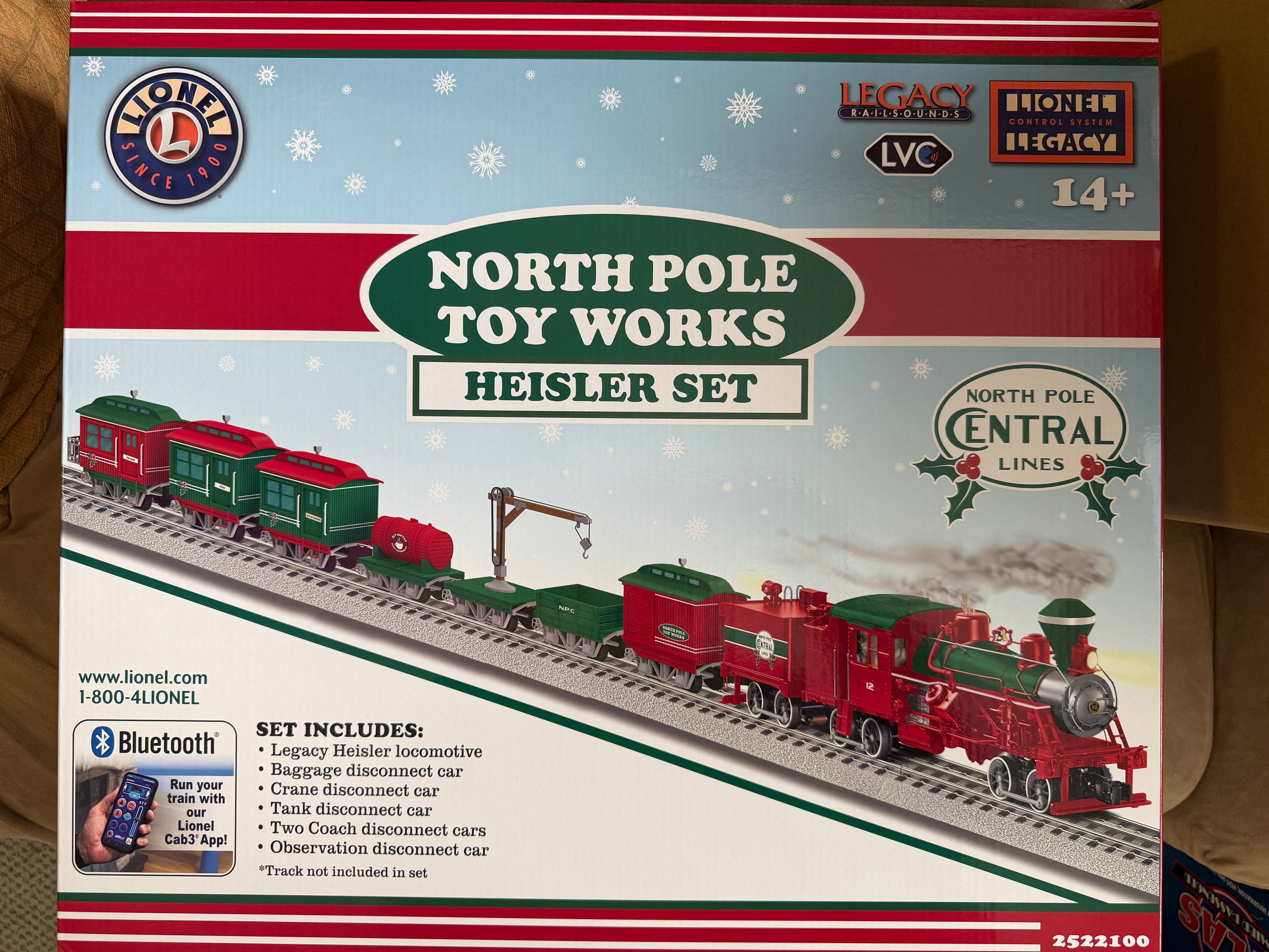 Lionel 2522100 - Legacy Toy Works Heisler Set "North Pole Central"