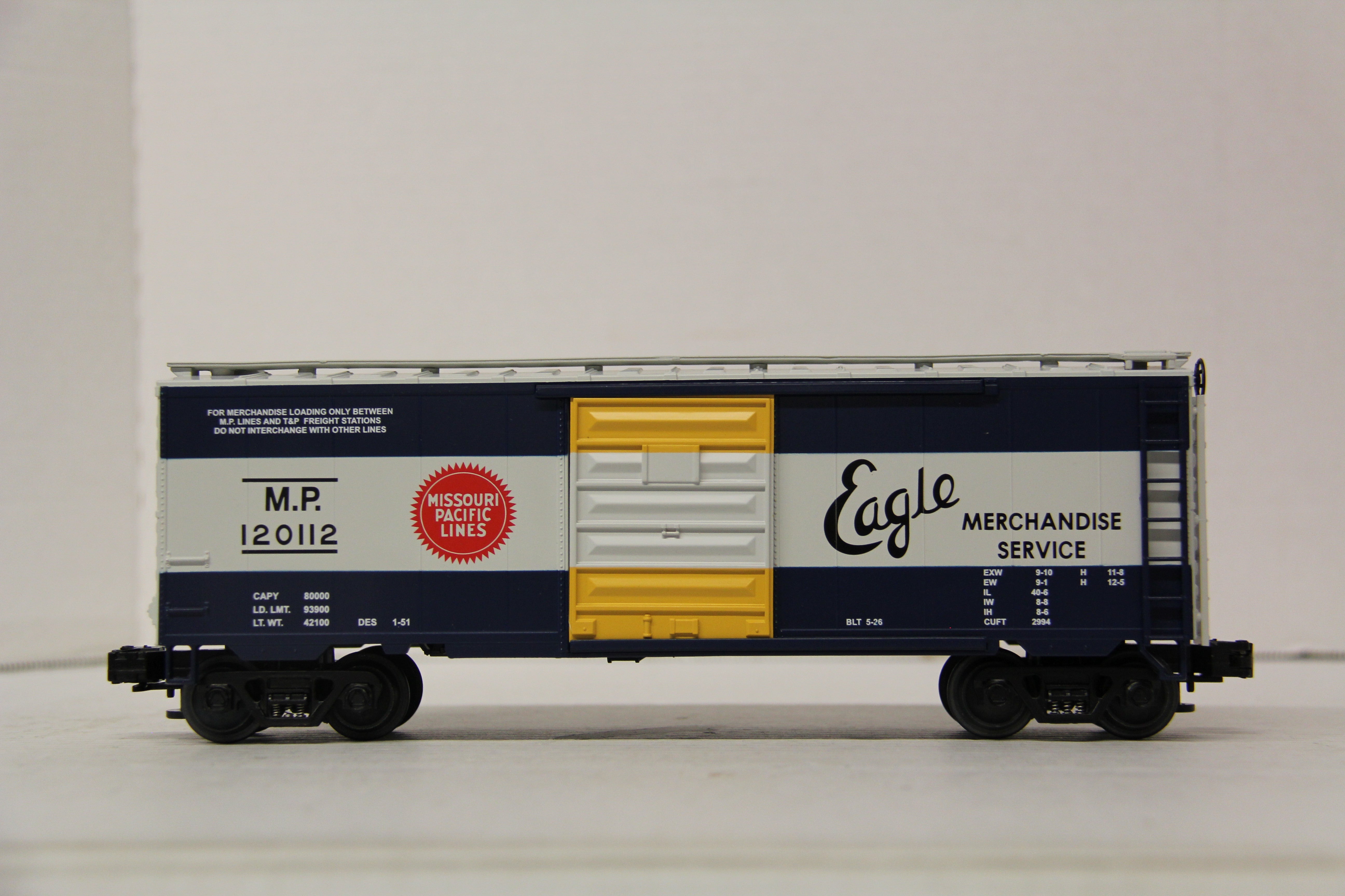 MTH 20-93008 Missouri Pacific Box Car-Second hand-M6641