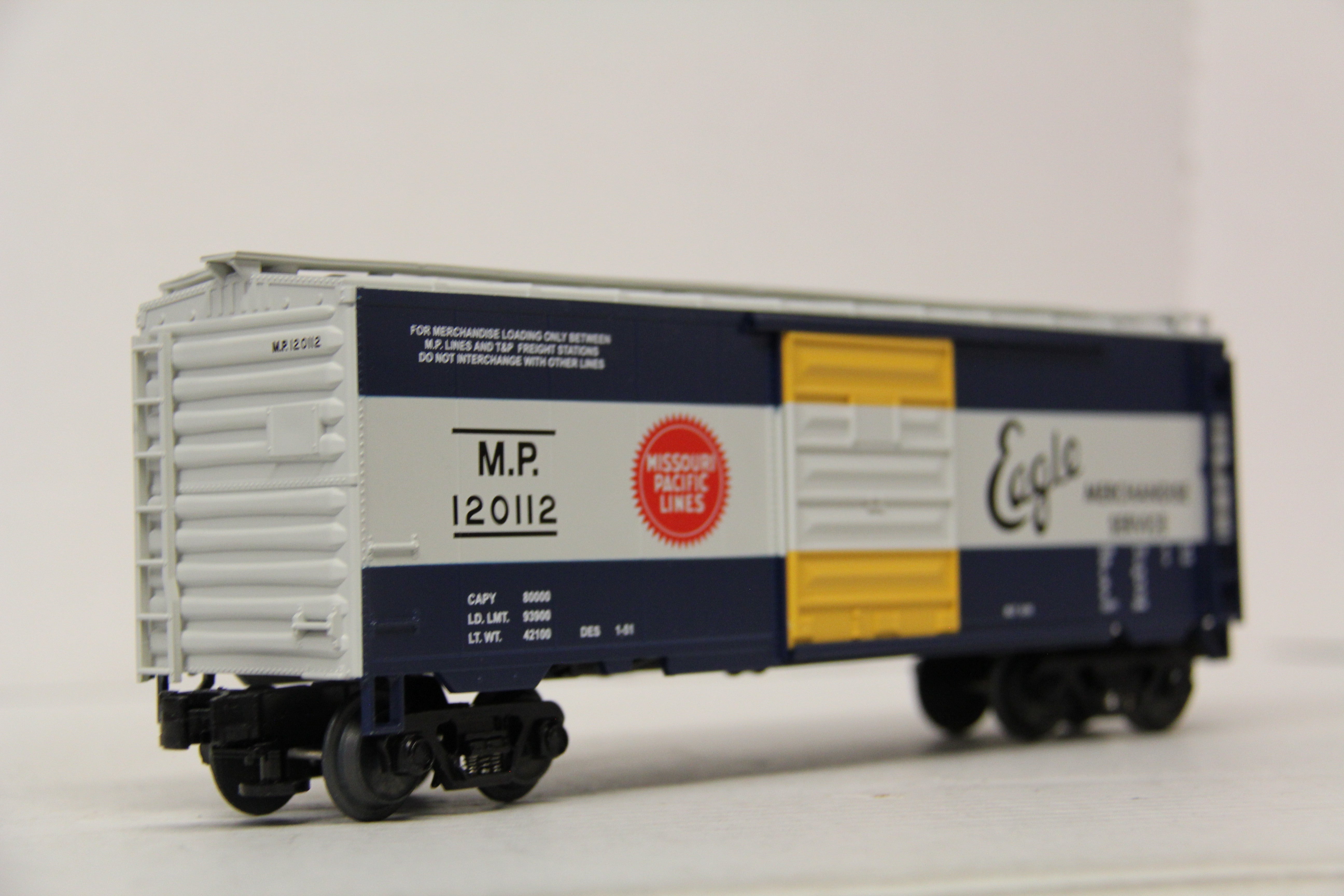 MTH 20-93008 Missouri Pacific Box Car-Second hand-M6641