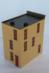 Rail King 30-90377 Dusty Yellow Brick 3-Story Town House #3-Second hand-M8102