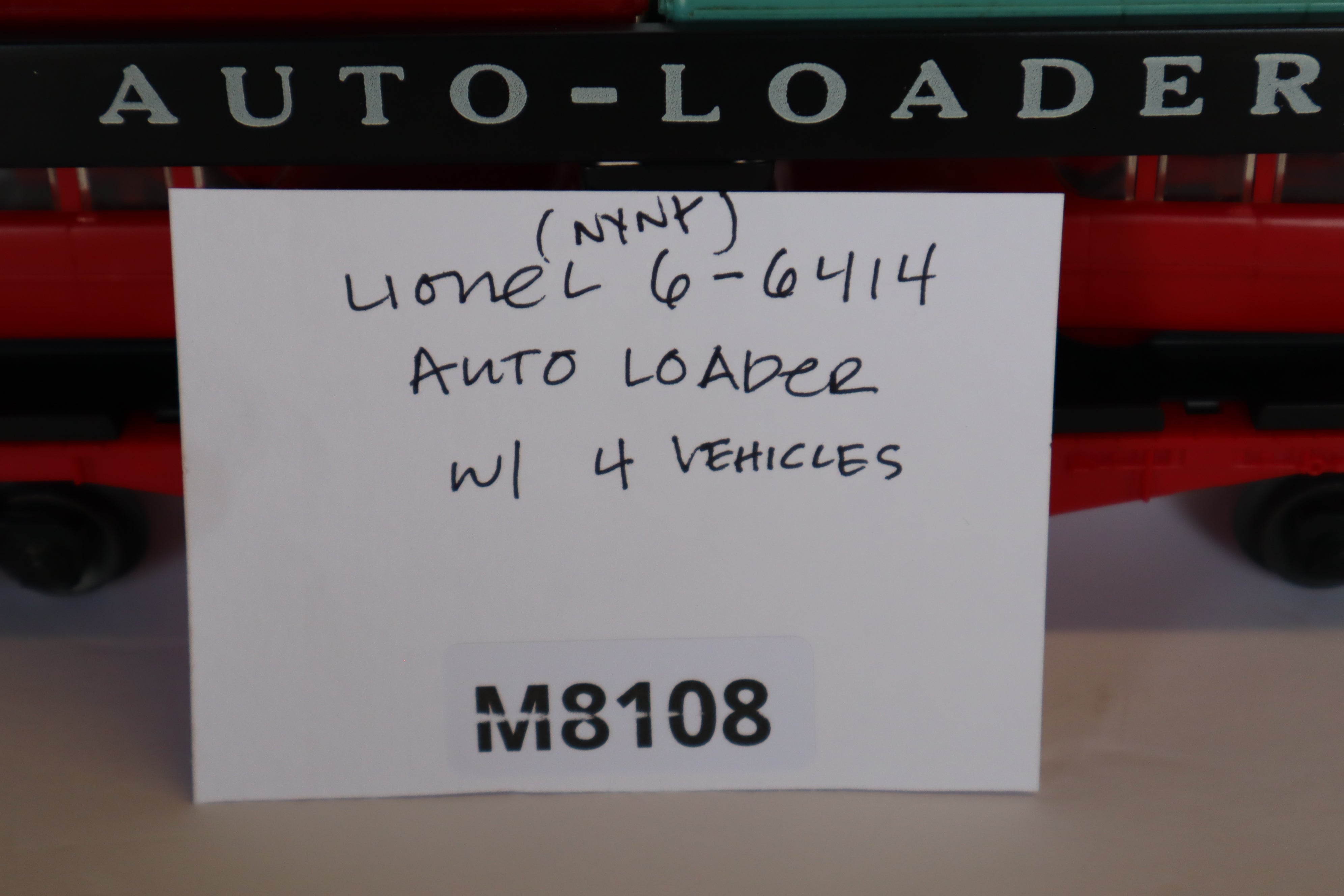 Lionel 6-6414 Auto Loader w/ 4 Vehicles-Second hand-M8108