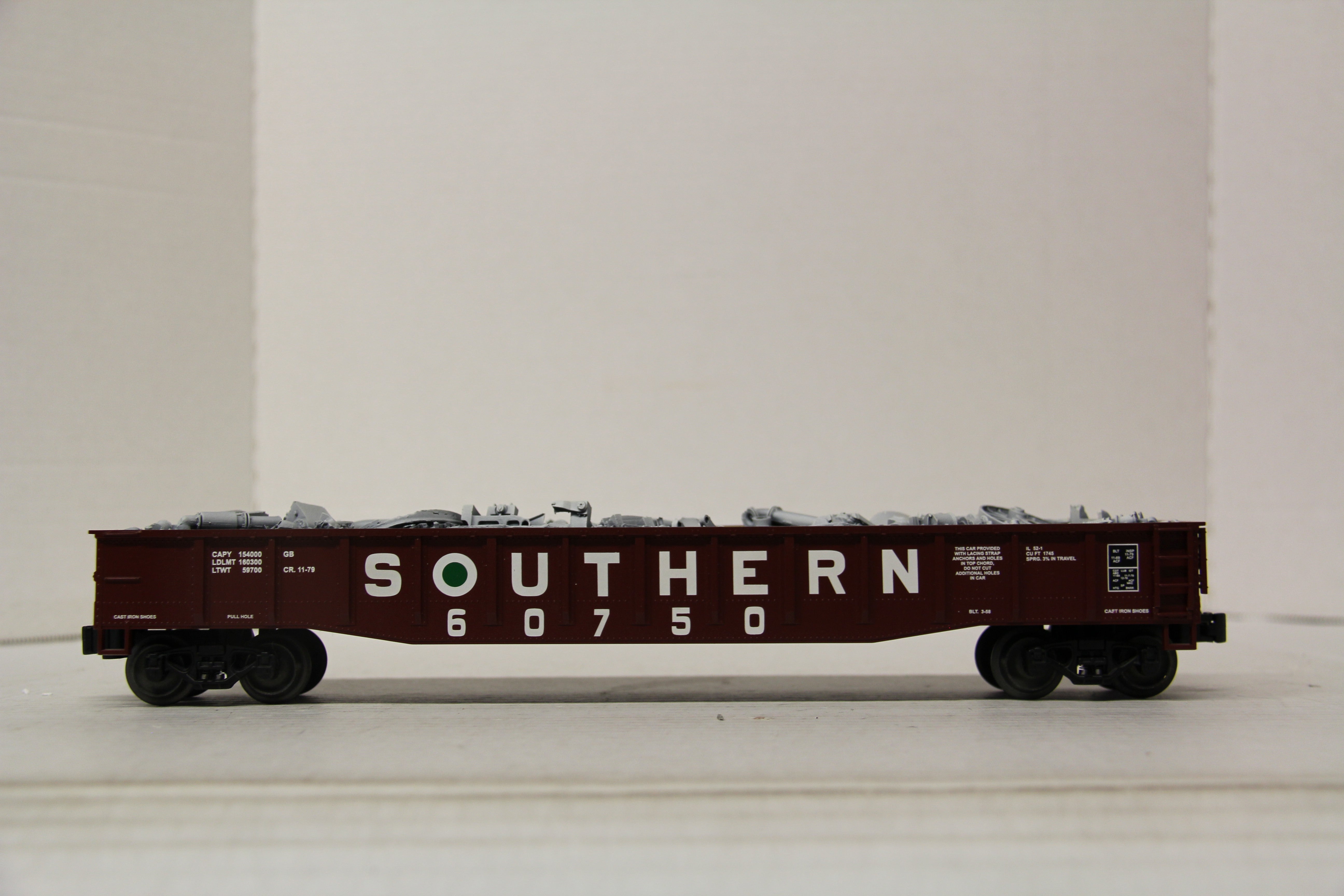 MTH 20-98004 Southern Gondola w/ Junk Load-Second hand-M6643