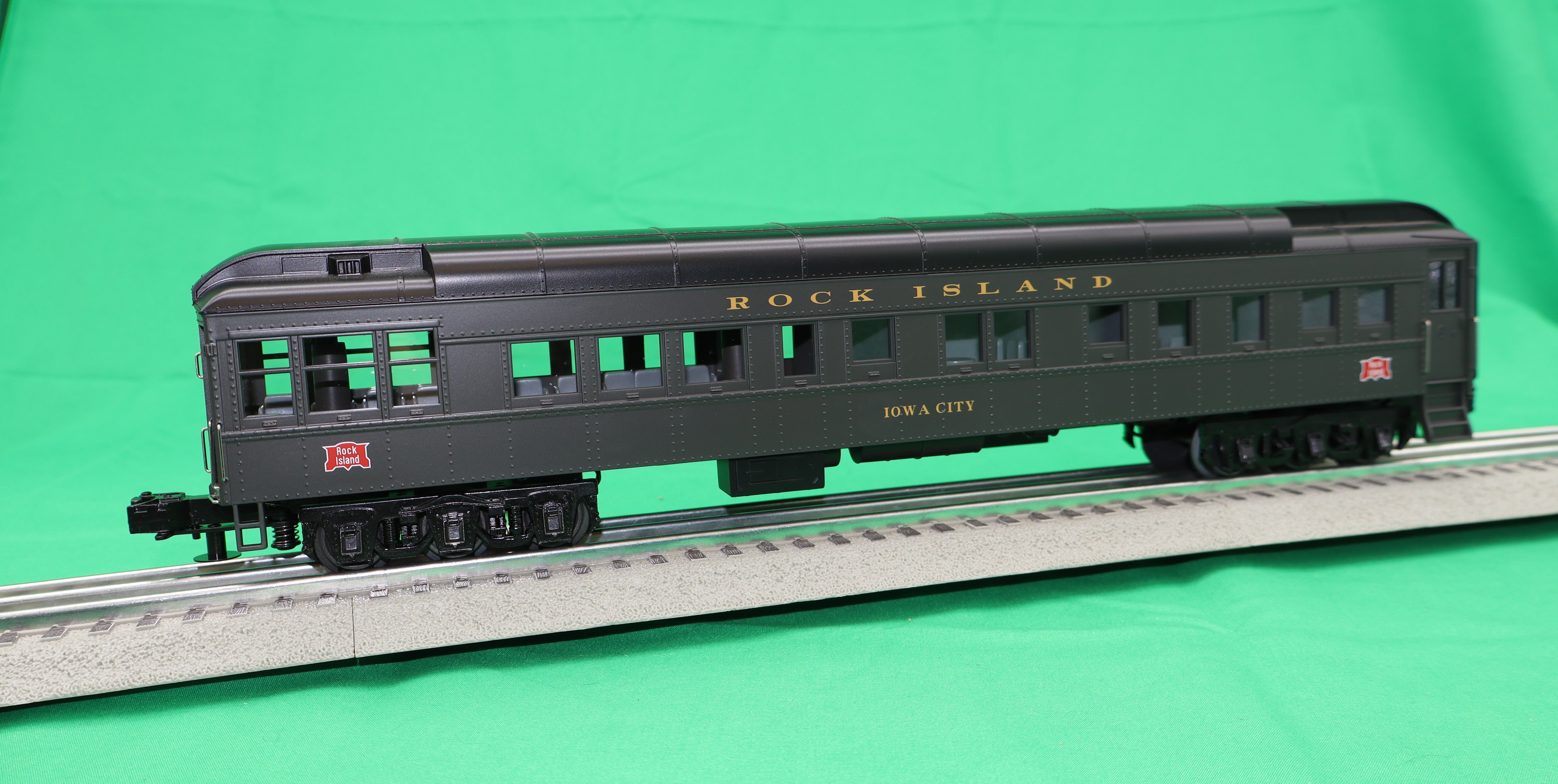 MTH - Railking - 60' Madison Passenger Set "Rock Island" (7-Car) - Custom Run for MrMuffin'sTrains