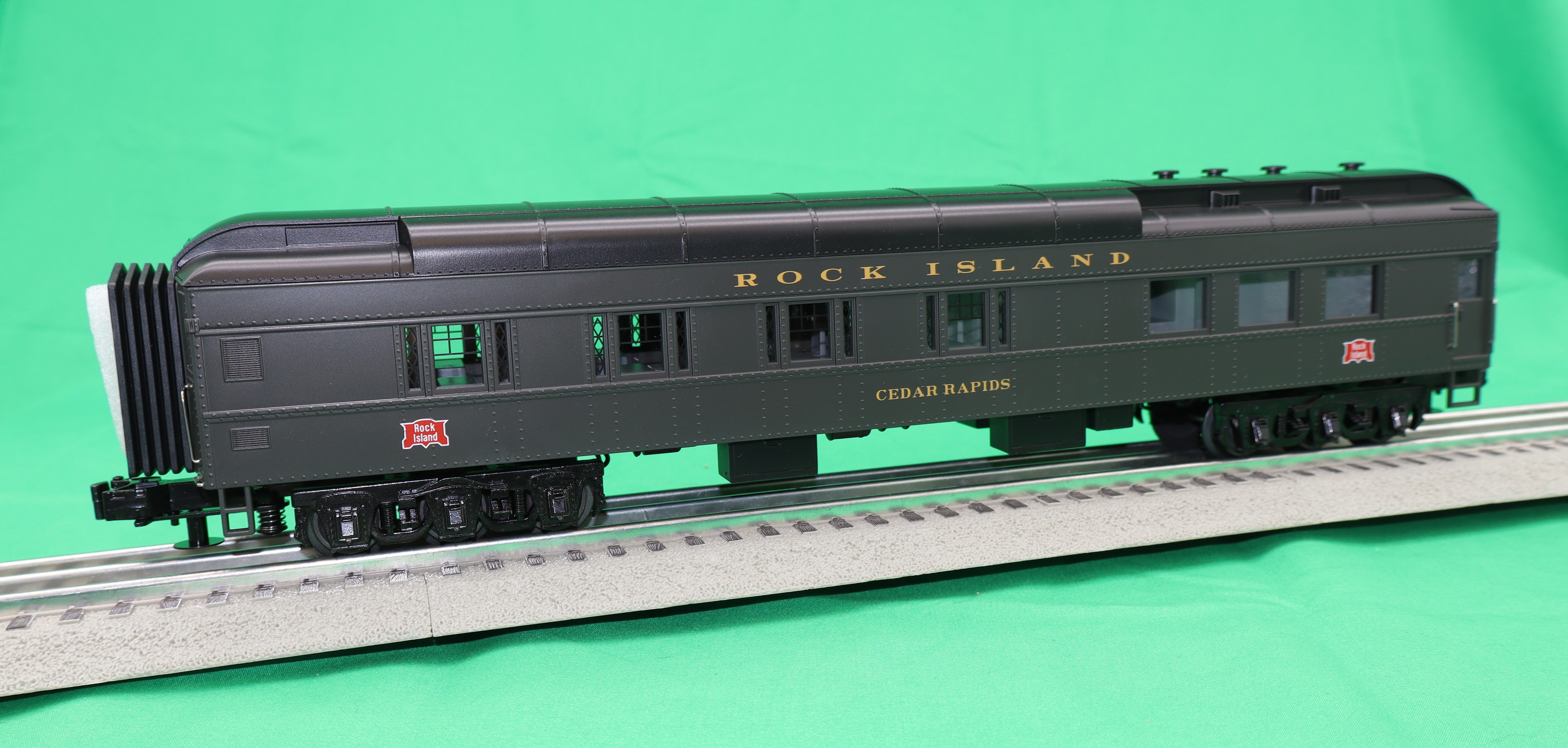 MTH - Railking - 60' Madison Passenger Set "Rock Island" (7-Car) - Custom Run for MrMuffin'sTrains