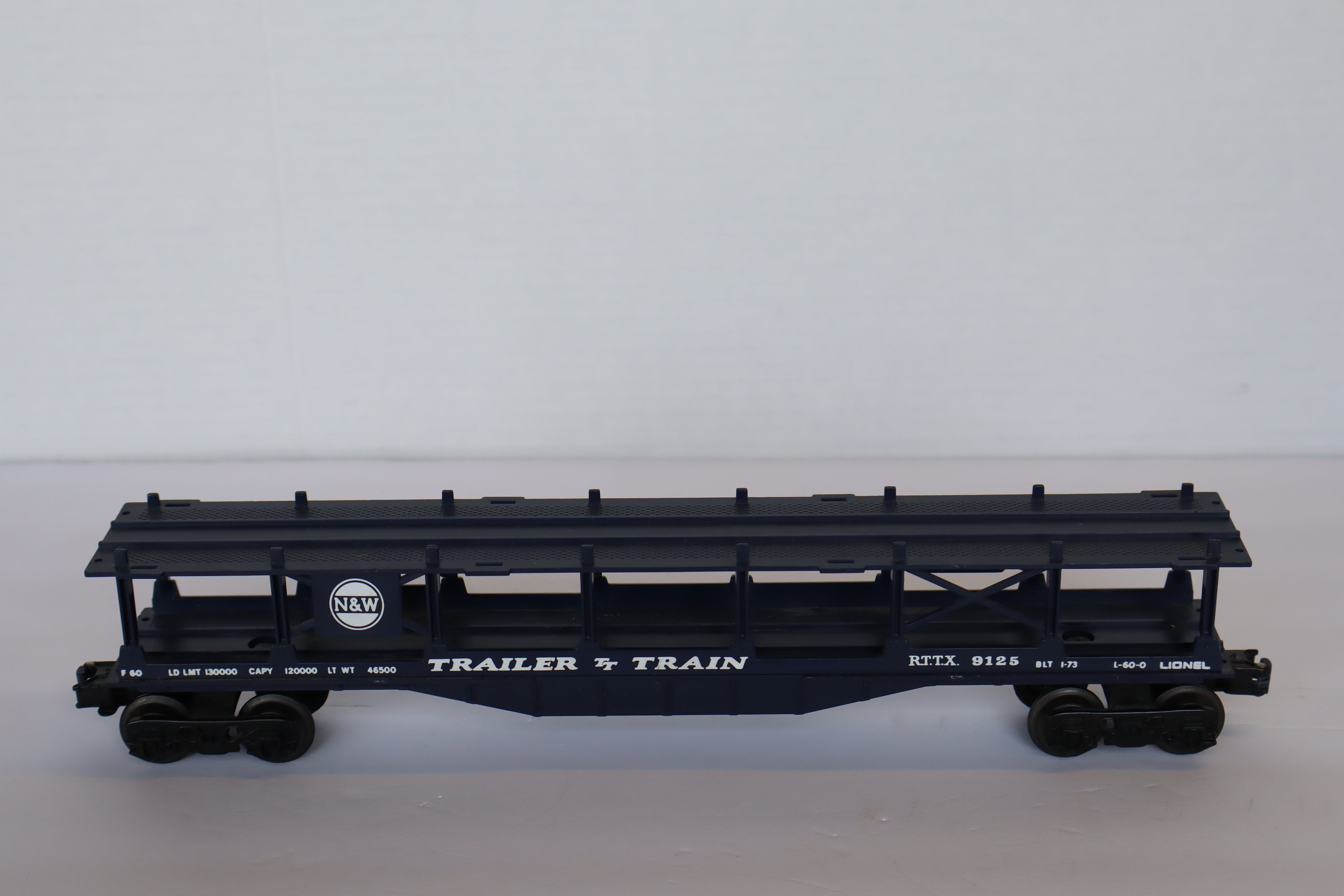 Lionel 6-9125 Norfolk & Western 2 Tier Auto Carrier-Second hand-M8109