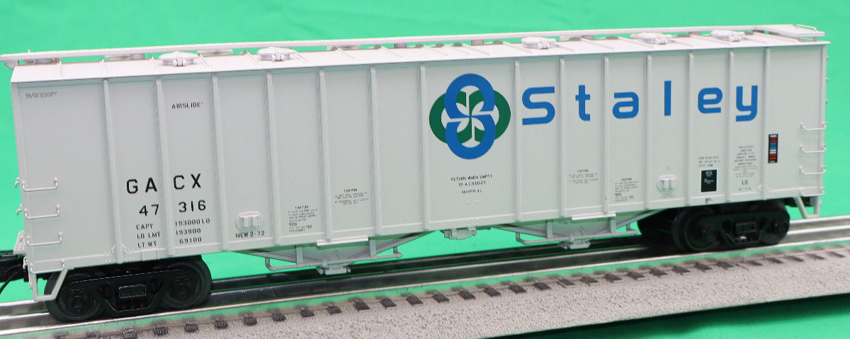 Atlas O 3001785 - Premier - 4180 Airslide Hopper Car "Staley" (GACX)