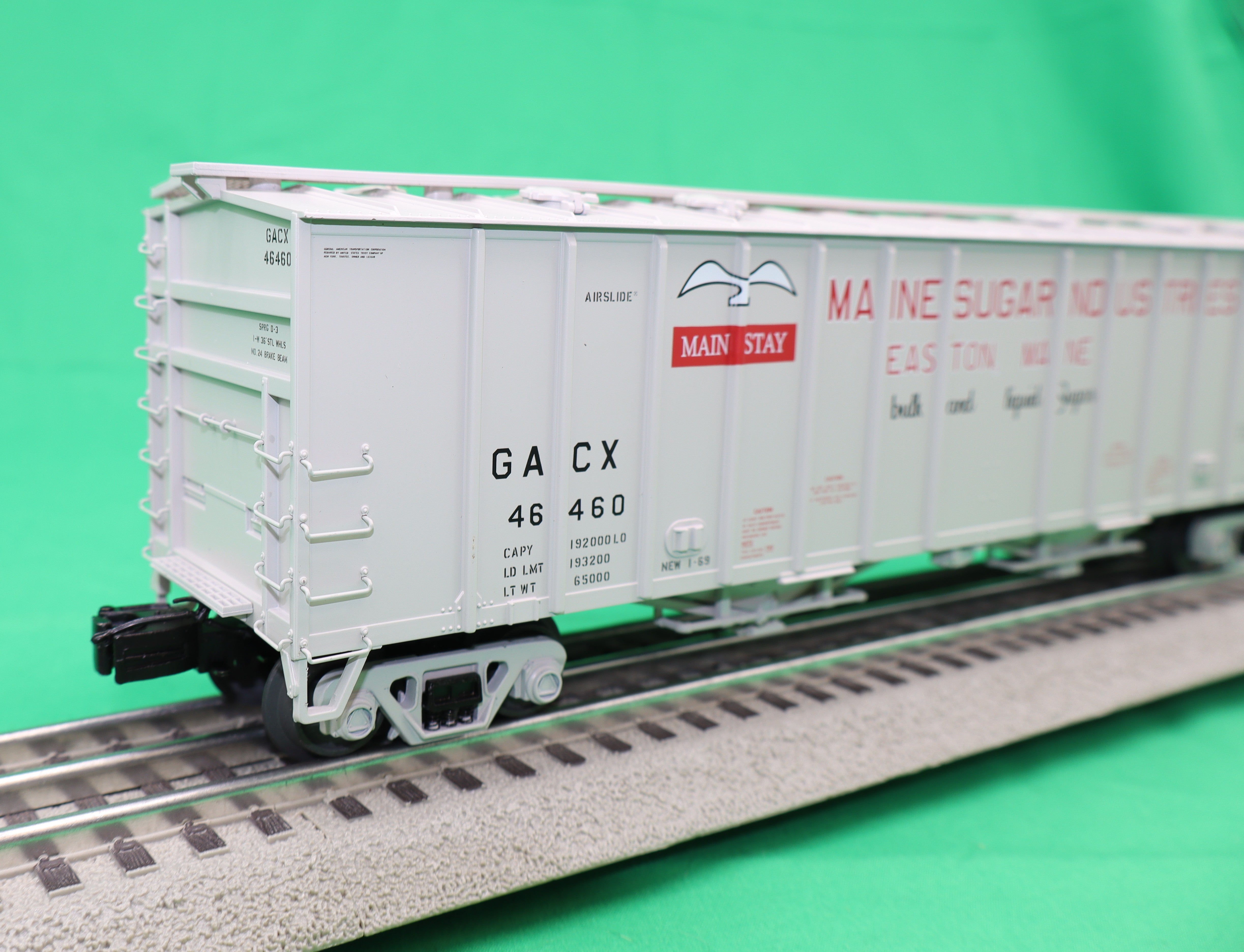 Atlas O 3001781 - Premier - 4180 Airslide Hopper Car "Maine Sugar" (GACX)