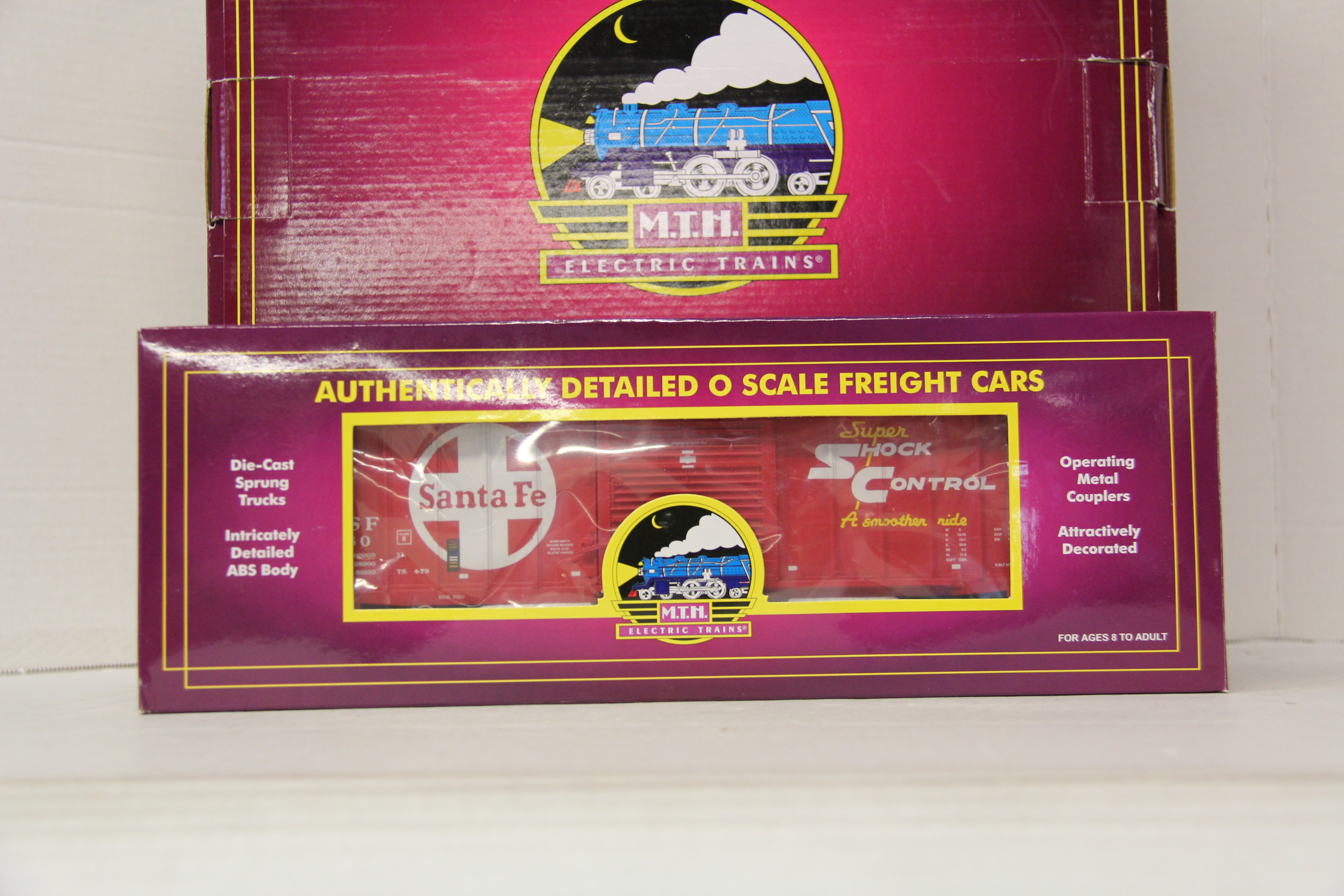 MTH 20-90409 Santa Fe 50' Box 6 Car Set-Second hand-M6647
