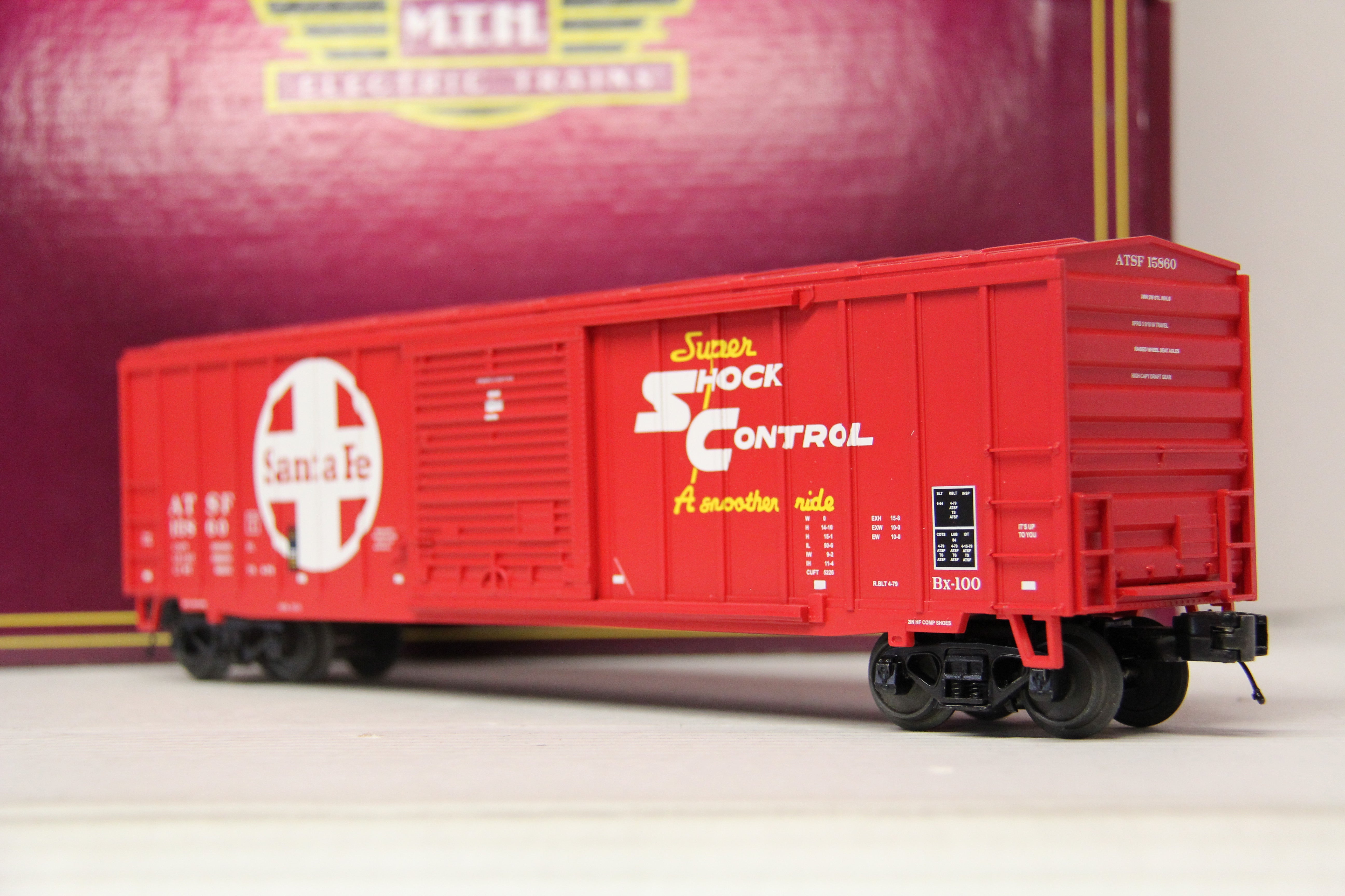 MTH 20-90409 Santa Fe 50' Box 6 Car Set-Second hand-M6647