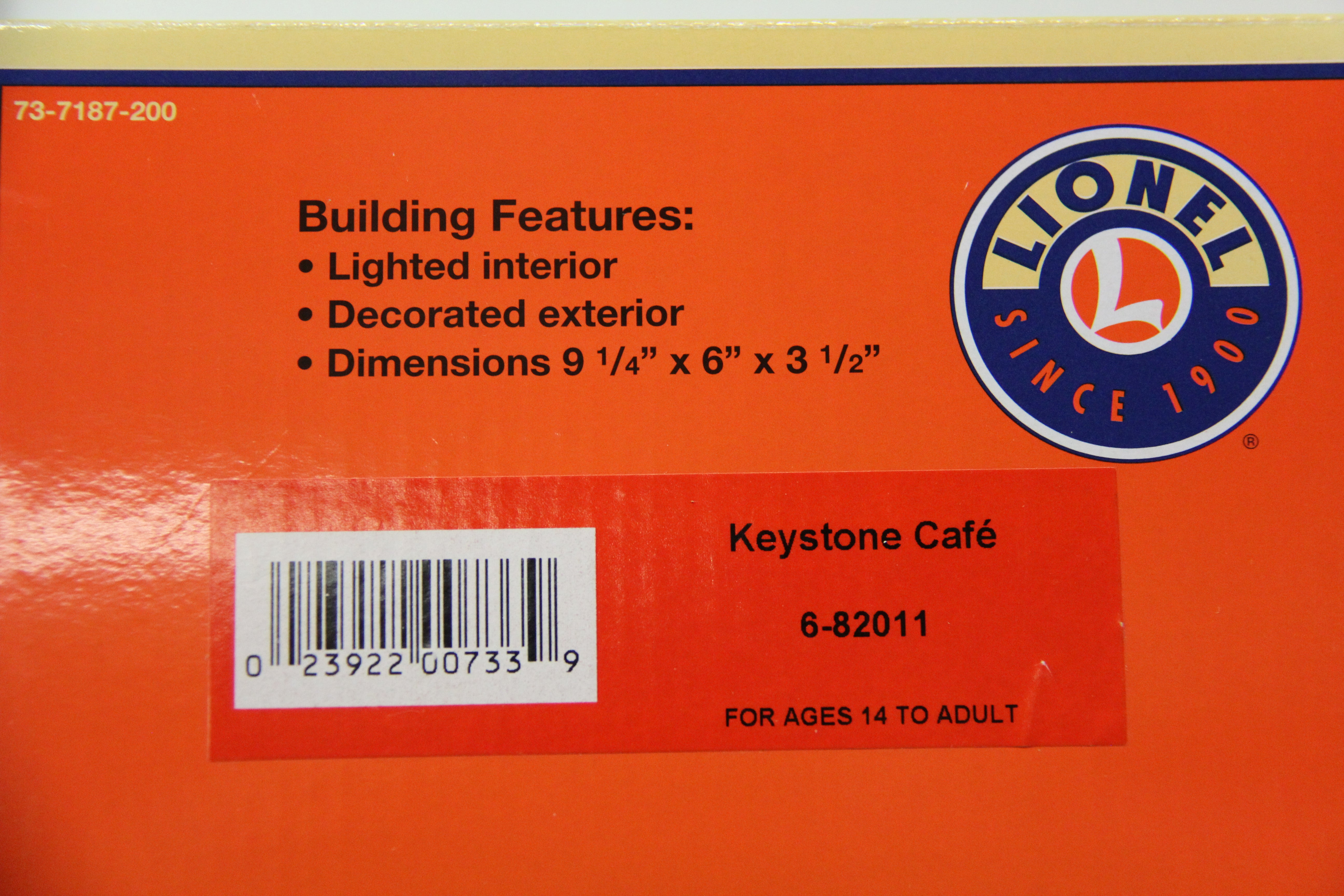 Lionel 6-82011 Keystone Cafe Building-Second hand-M6649
