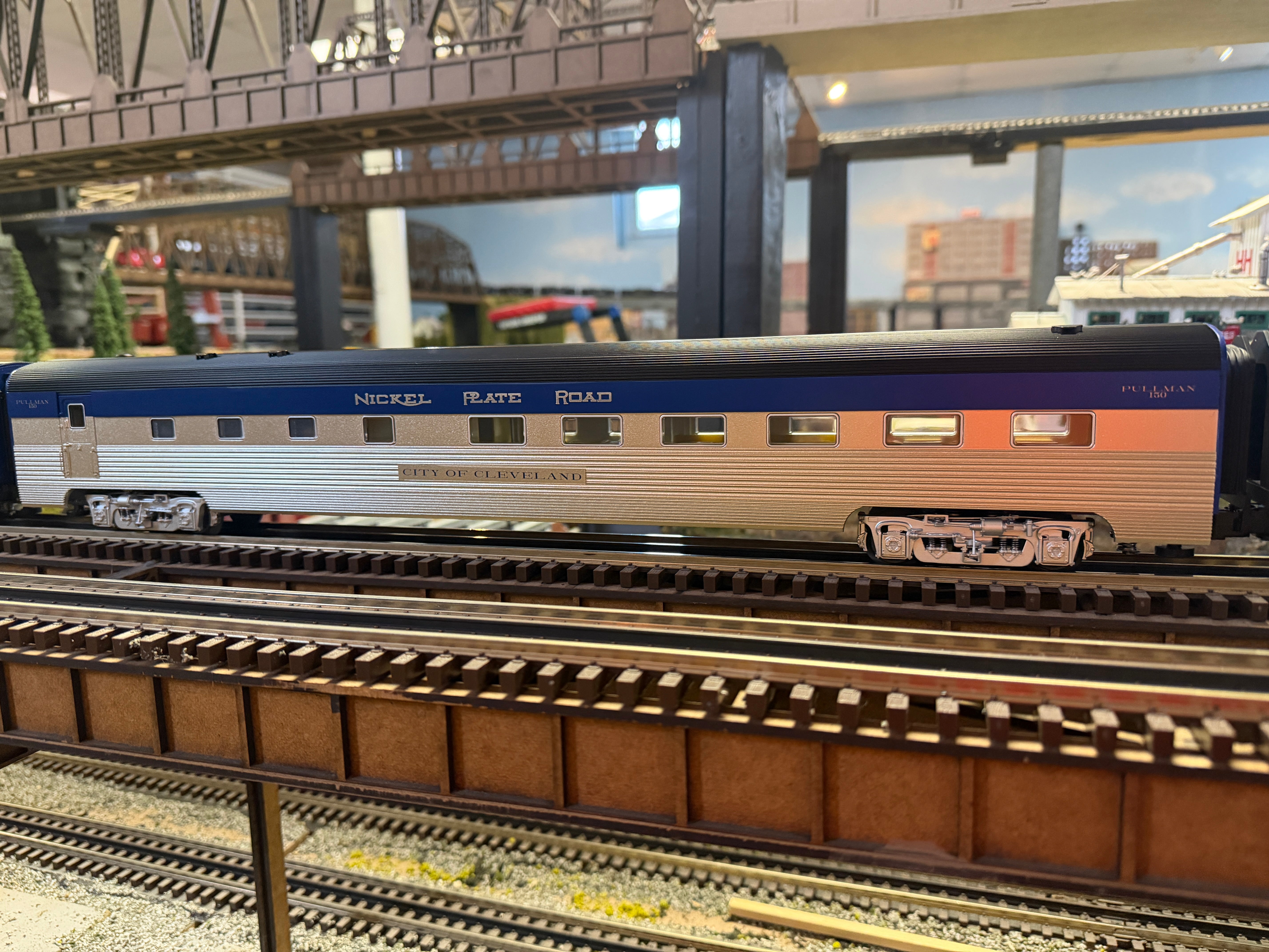 Lionel Legacy Diesel ABA & 7 Passenger Car Bundle "Nickel Plate Road" #184/185/184B