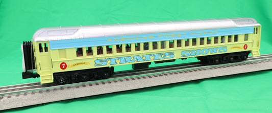 Atlas O 3001773B - Premier - Madison Heavyweight Passenger Cars "Strates Shows" (2-Car) Blue - MrMuffin'sTrains