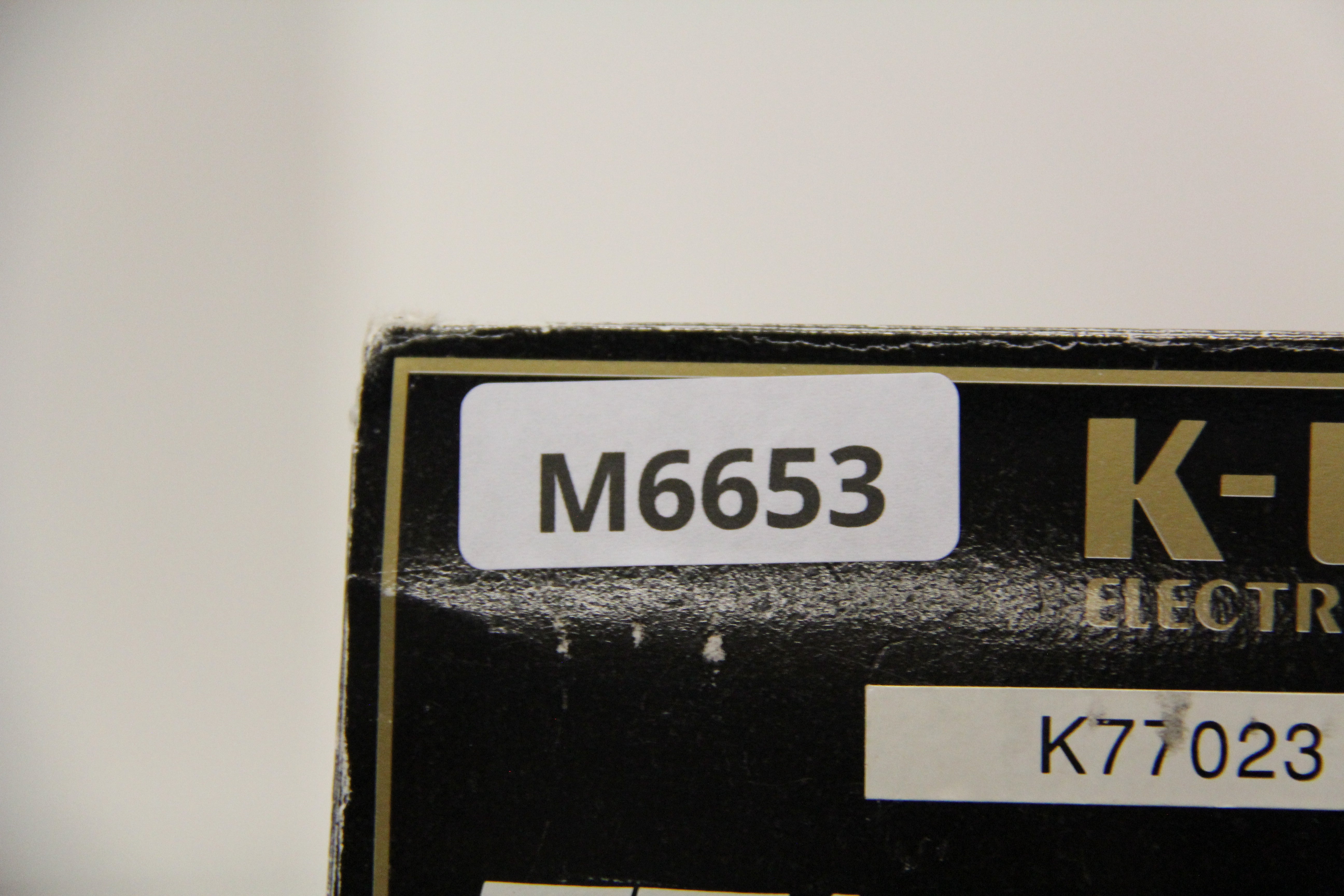 K Line K77023 Santa Fe TTAX Articulated Flat Cars w/ Tractor & Trailers 2-PAC-Second hand-M6653