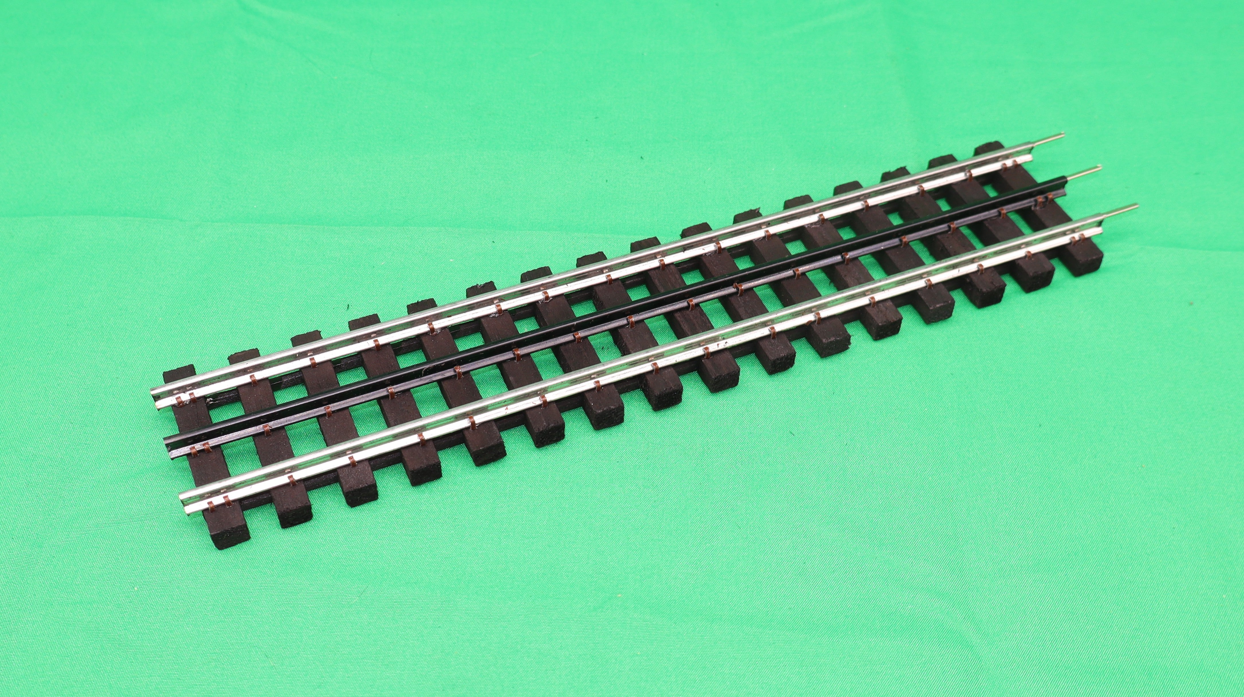 Ross Custom Switches #015 - 10" Long Straight Track - MrMuffin'sTrains