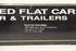 K Line K77023 Santa Fe TTAX Articulated Flat Cars w/ Tractor & Trailers 2-PAC-Second hand-M6653